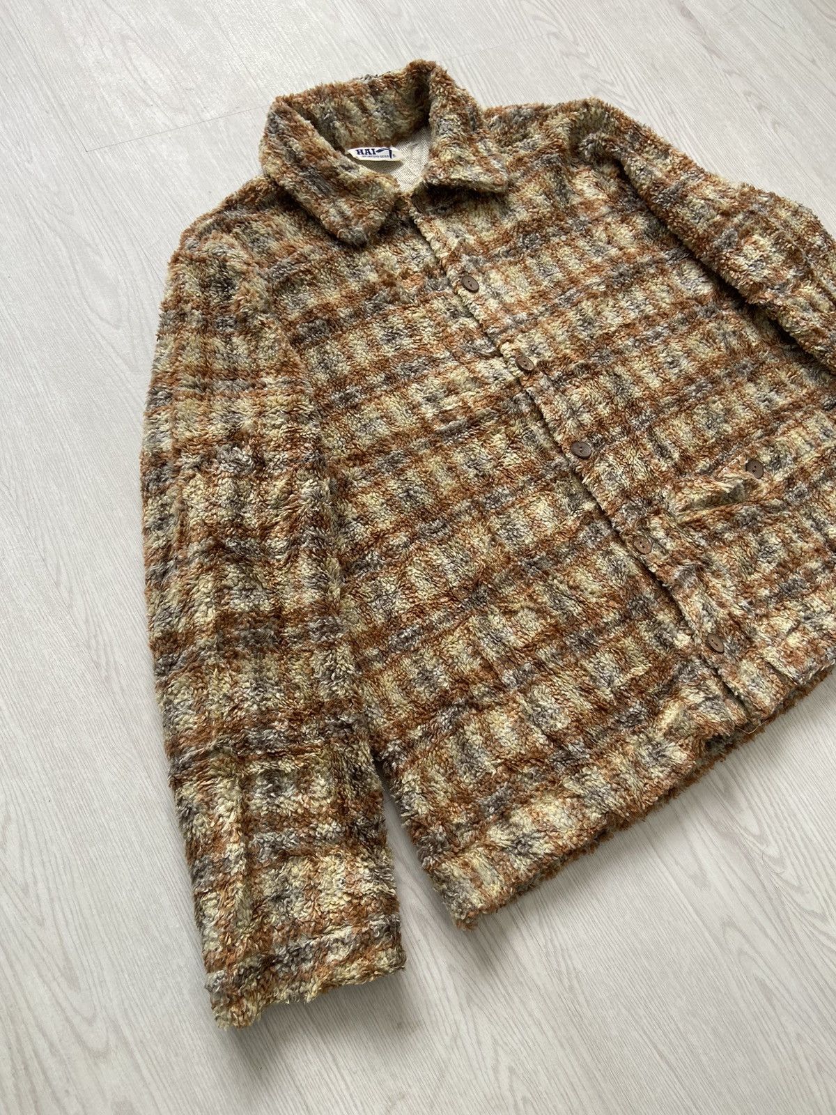 Hai Sporting Gear Vintage 1996’s Hai Sporting Gear Wool Blend Jacket Size US L / EU 52-54 / 3 - 3 Thumbnail