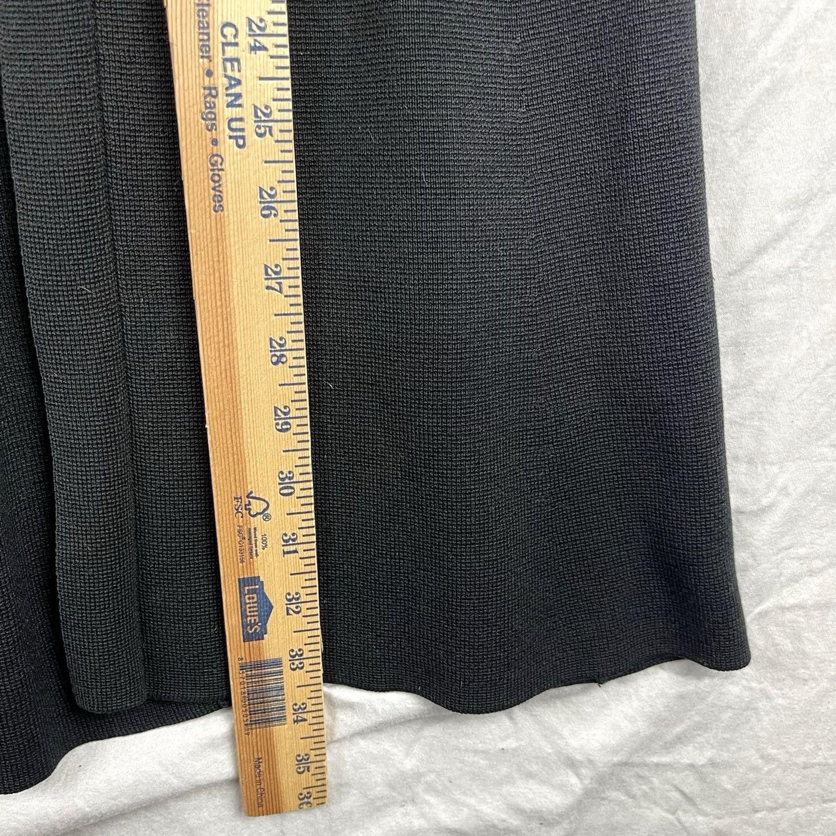 Eileen Fisher Eileen Fisher Sweater Women Medium Cardigan Open Cotton Silk Blend Black Knit Mens Ladies Womens Size M / US 6-8 / IT 42-44 - 6 Thumbnail
