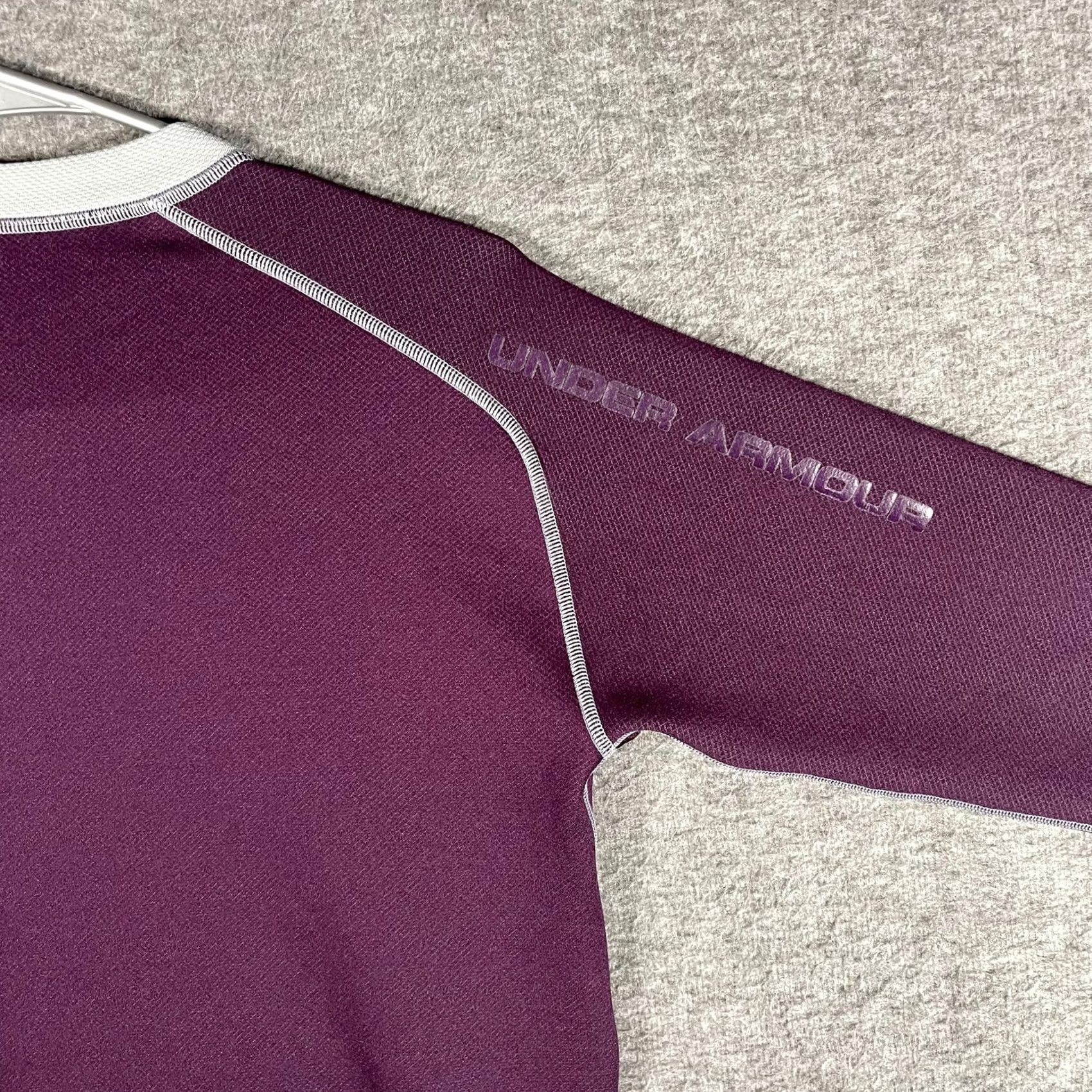 Under Armour Under Armour Shirt Mens S Purple Long Sleeve Reversible Performance shirt Size US S / EU 44-46 / 1 - 3 Thumbnail
