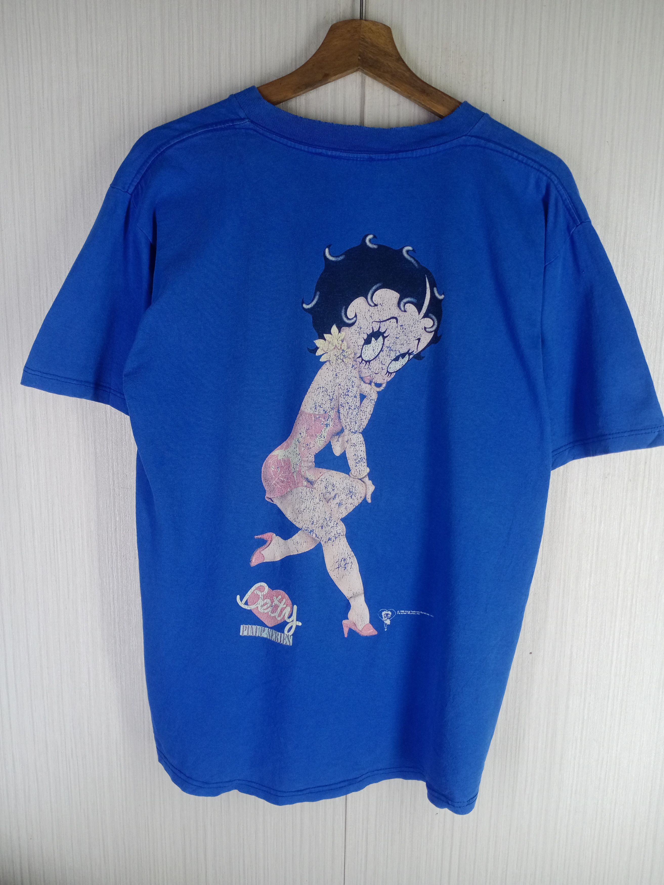 Cartoon Network Rare Vintage 90s Betty Boop Distressed Tshirt Size US L / EU 52-54 / 3 - 2 Thumbnail