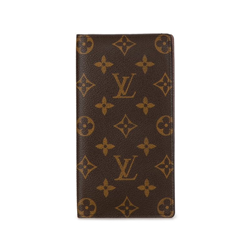 Louis Vuitton Louis Vuitton Louis Vuitton Monogram Long Wallet M61823 Brown PVC Leather Canvas Long Wallet M61823 in Very Good Condition Size ONE SIZE - 1 Thumbnail