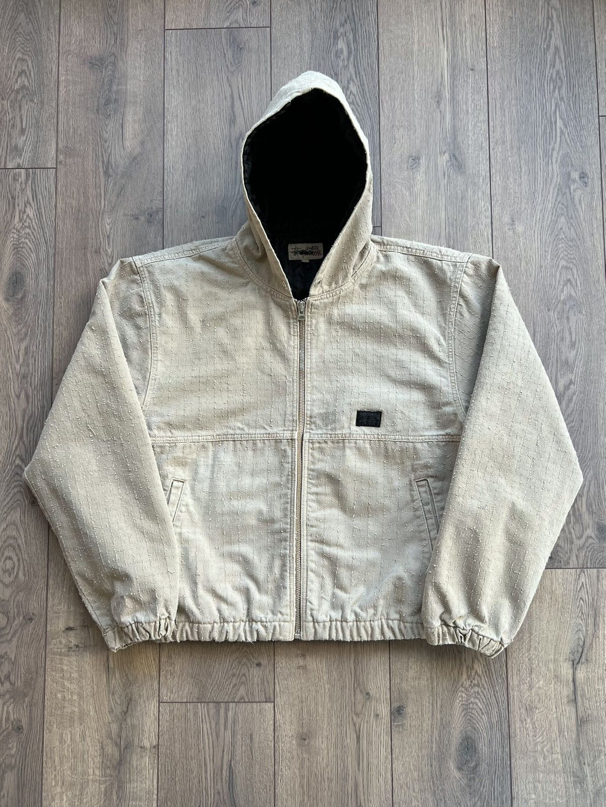 Stussy Stussy Canvas Needlepunch Work Jacket “Khaki” XL Size US XL / EU 56 / 4 - 1 Thumbnail