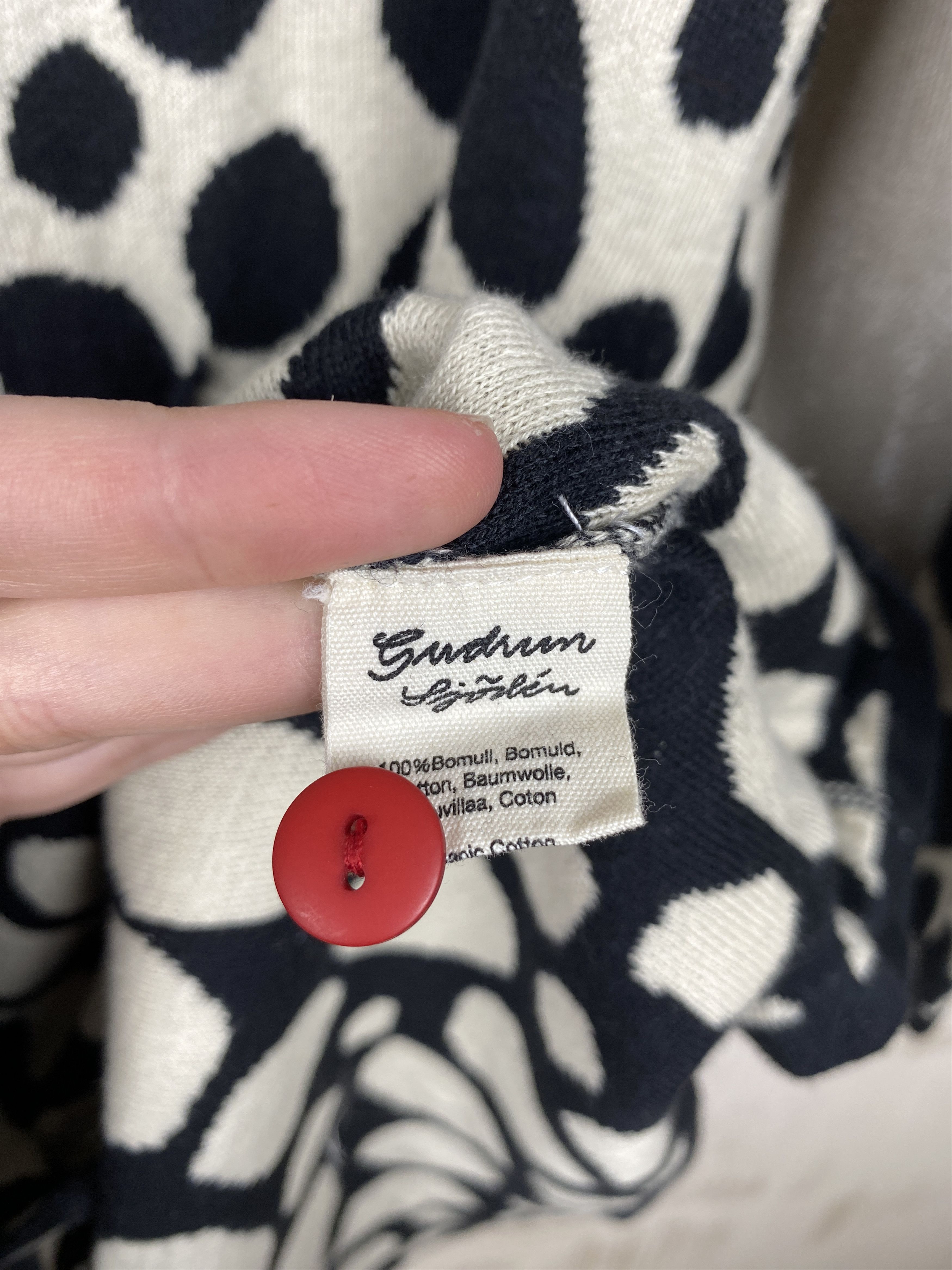 Gudrun Sjoden Gudrun Sjoden Cotton Knit Animal Print Coat Long Cardigan Size M / US 6-8 / IT 42-44 - 11 Thumbnail