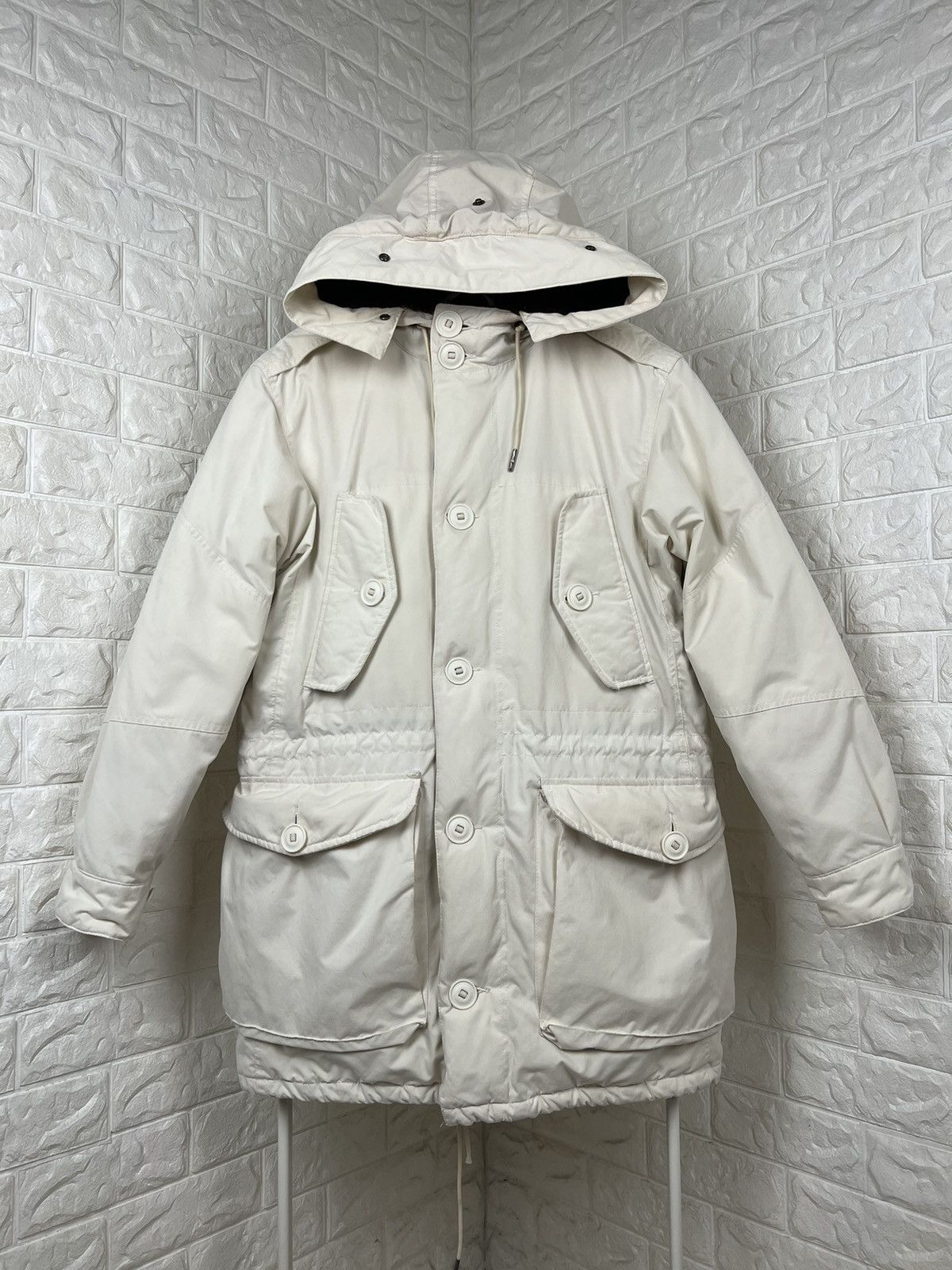 image of Archival Clothing x Ralph Lauren Vinatge Ralph Laurent Archive Parka in White, Men's (Size Small)