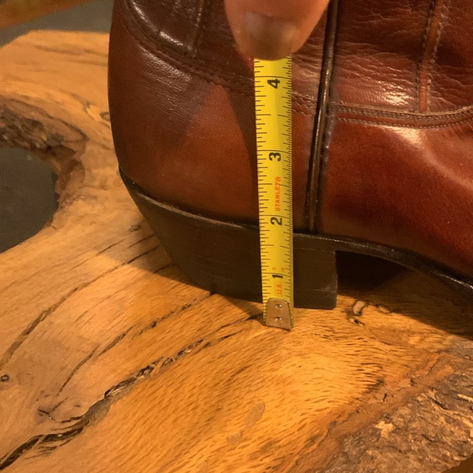 Lucchese Lucchese brown tooled and stitched cowboy boots Size US 10 / EU 43 - 12 Thumbnail