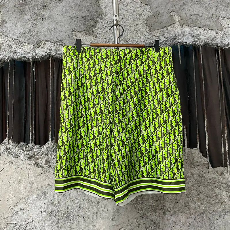 Dior Dior Green Men's Summer Shorts 0089 Size US 30 / EU 46 - 1 Thumbnail