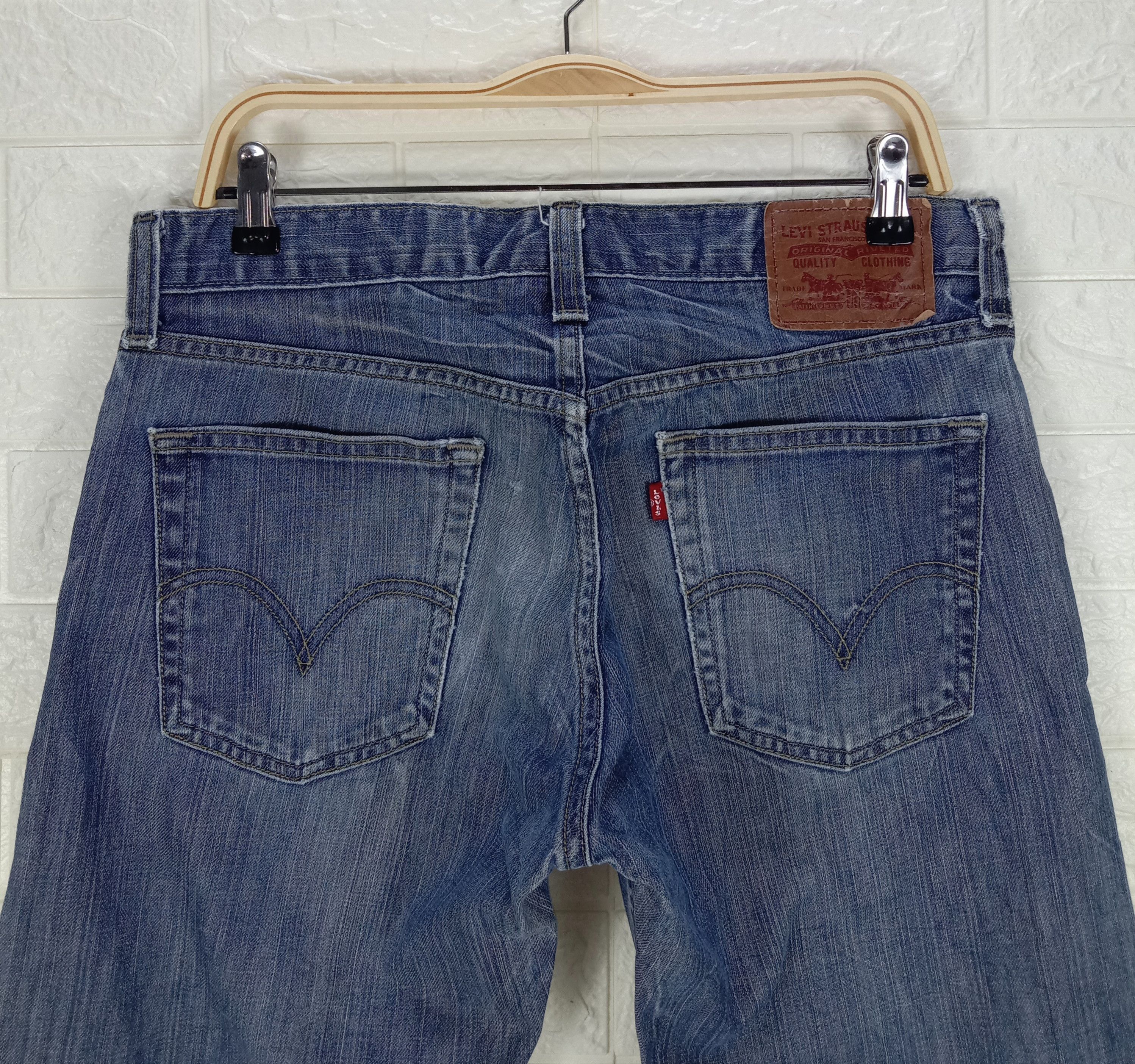Levi's Vintage Levi's 514 Slim Straight Jeans Earth Tone Denim Size US 32 / EU 48 - 6 Thumbnail