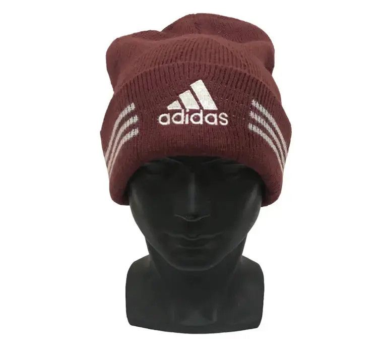 Adidas × Vintage Adidas Big Logo Beanie Hat Size ONE SIZE - 1 Thumbnail