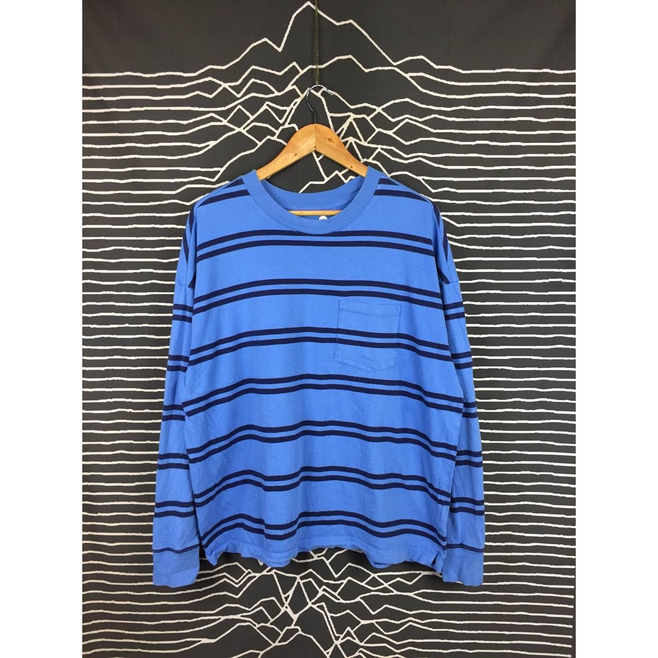 Gap × Vintage GAP Striped Casual Essential Pocket Long Sleeve Tee Size US L / EU 52-54 / 3 - 2 Thumbnail