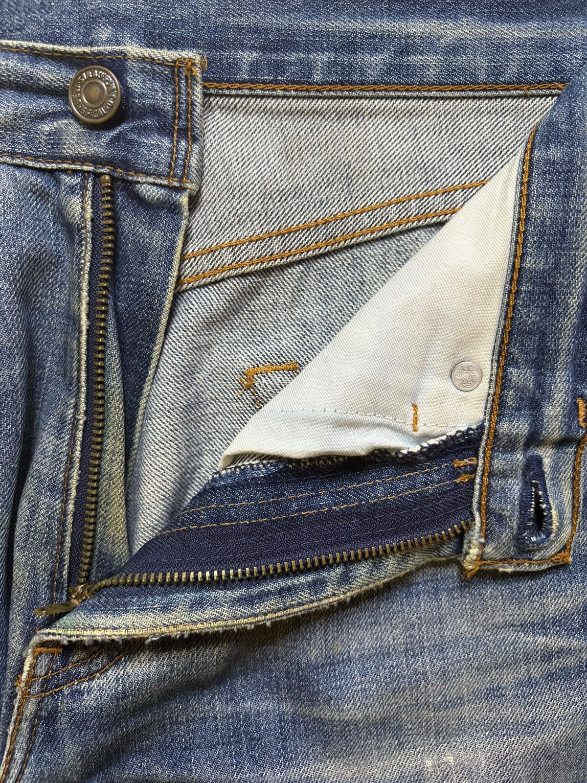 LVC × Levi's × Levi's Vintage Clothing Vintage 90s Levis 560 Faded Wash Distressed Loose Jeans Size US 29 - 9 Thumbnail