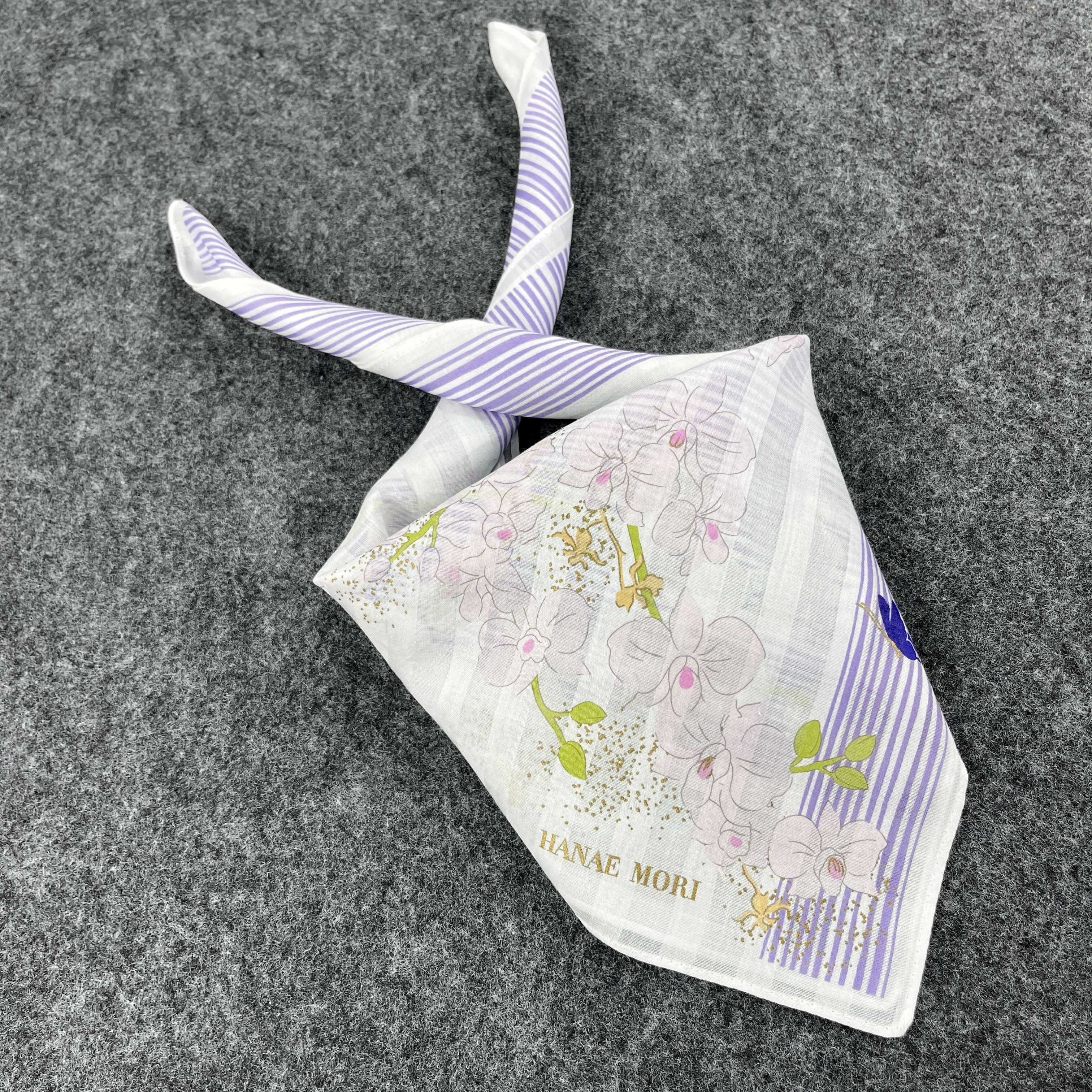 Vintage Vintage Hanae Mori Bandana / Handkerchief / Neckerchief B296 Size ONE SIZE - 9 Thumbnail