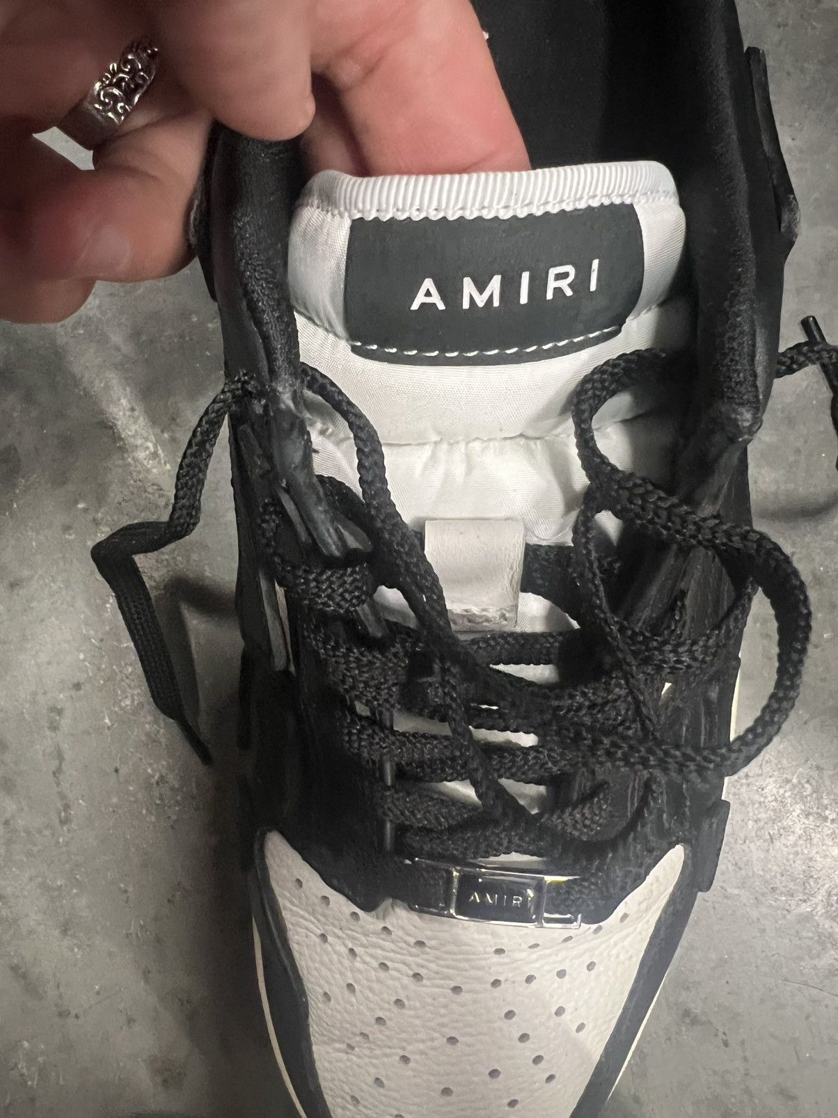 Amiri AMIRI Black & White Skel Top Mules size 10 Size US 10 / EU 43 - 8 Thumbnail