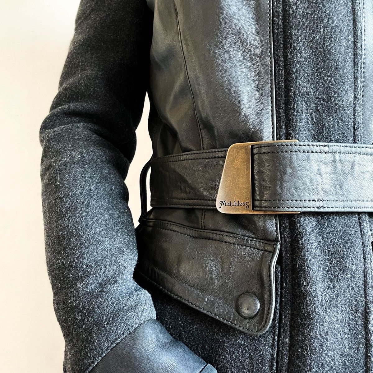 Matchless Matchless Vintage Rider Leather Belted Jacket Size M / US 6-8 / IT 42-44 - 8 Thumbnail