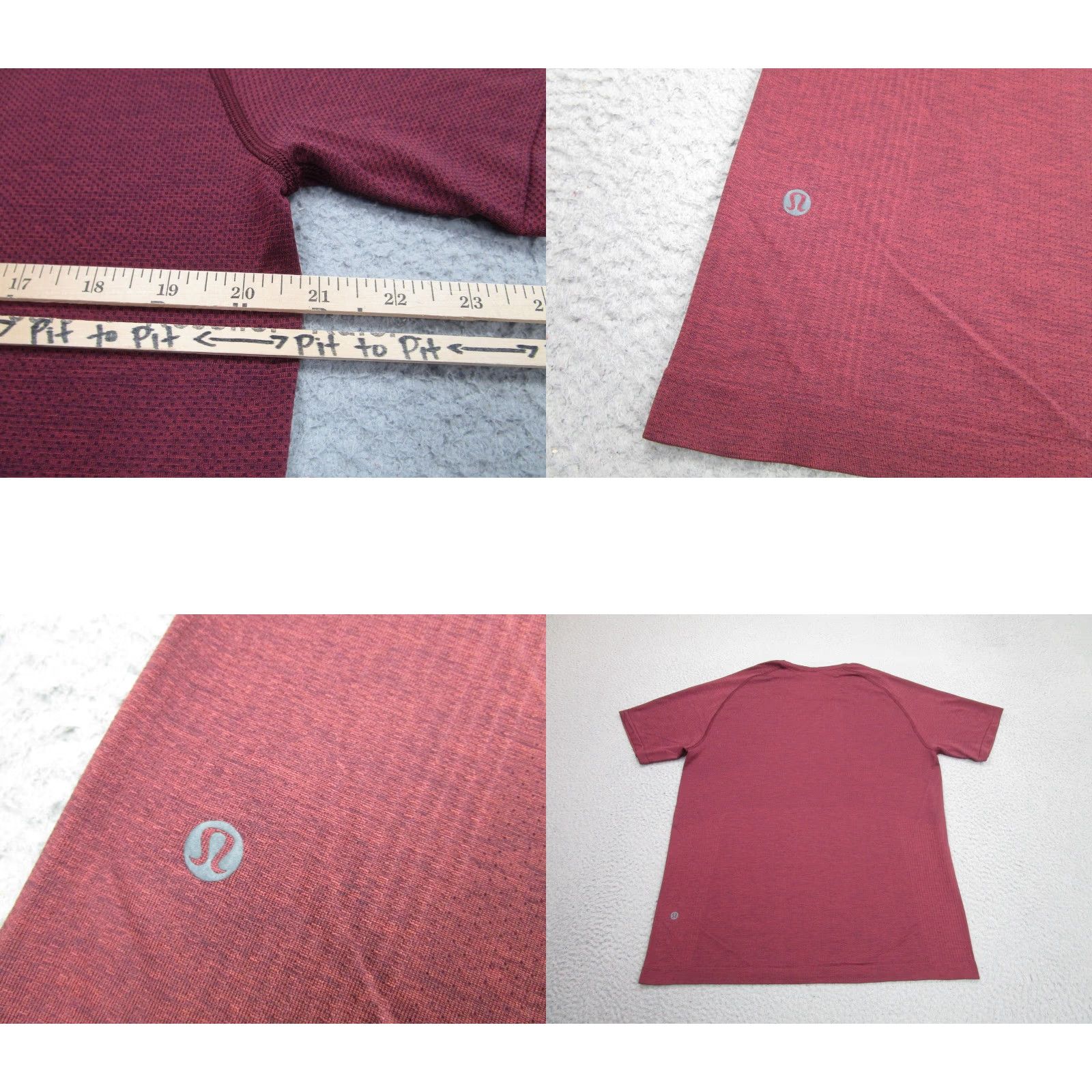 Lululemon Lululemon Shirt Mens Large Red Short Sleeve Athletic Live In Practice Workout Size US L / EU 52-54 / 3 - 8 Thumbnail