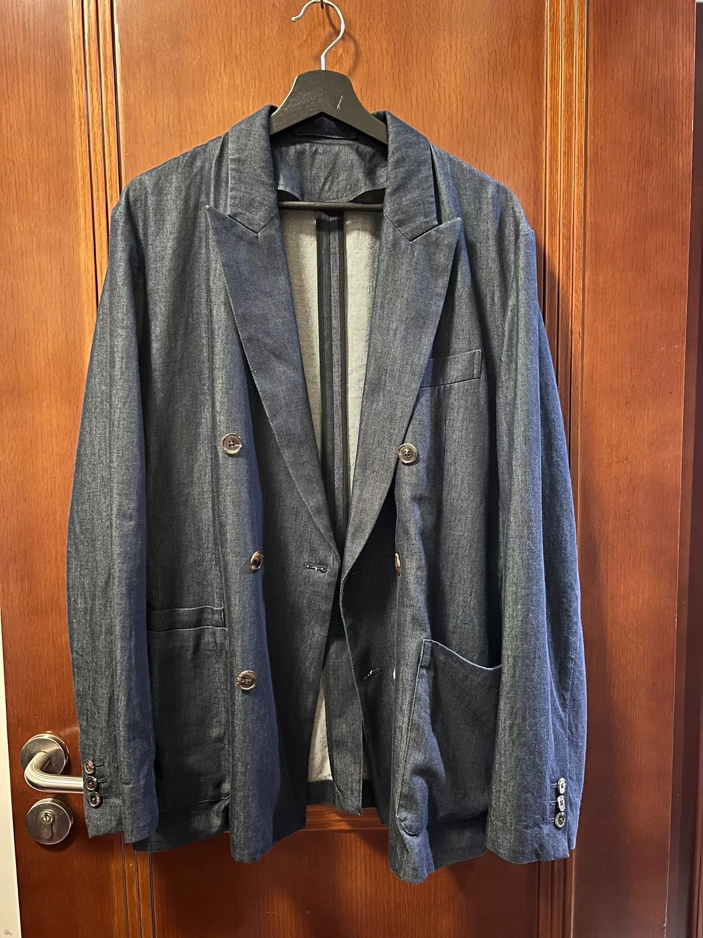 JW Anderson Cabon Gun Neck Coat Suit Jacket Size US M / EU 48-50 / 2 - 1 Thumbnail
