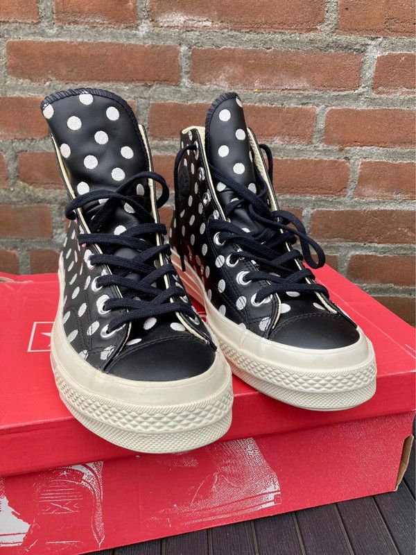 Converse all star hi chucks 1970 polka dots 9 42.5 new ds Size US 9 / EU 42 - 5 Thumbnail