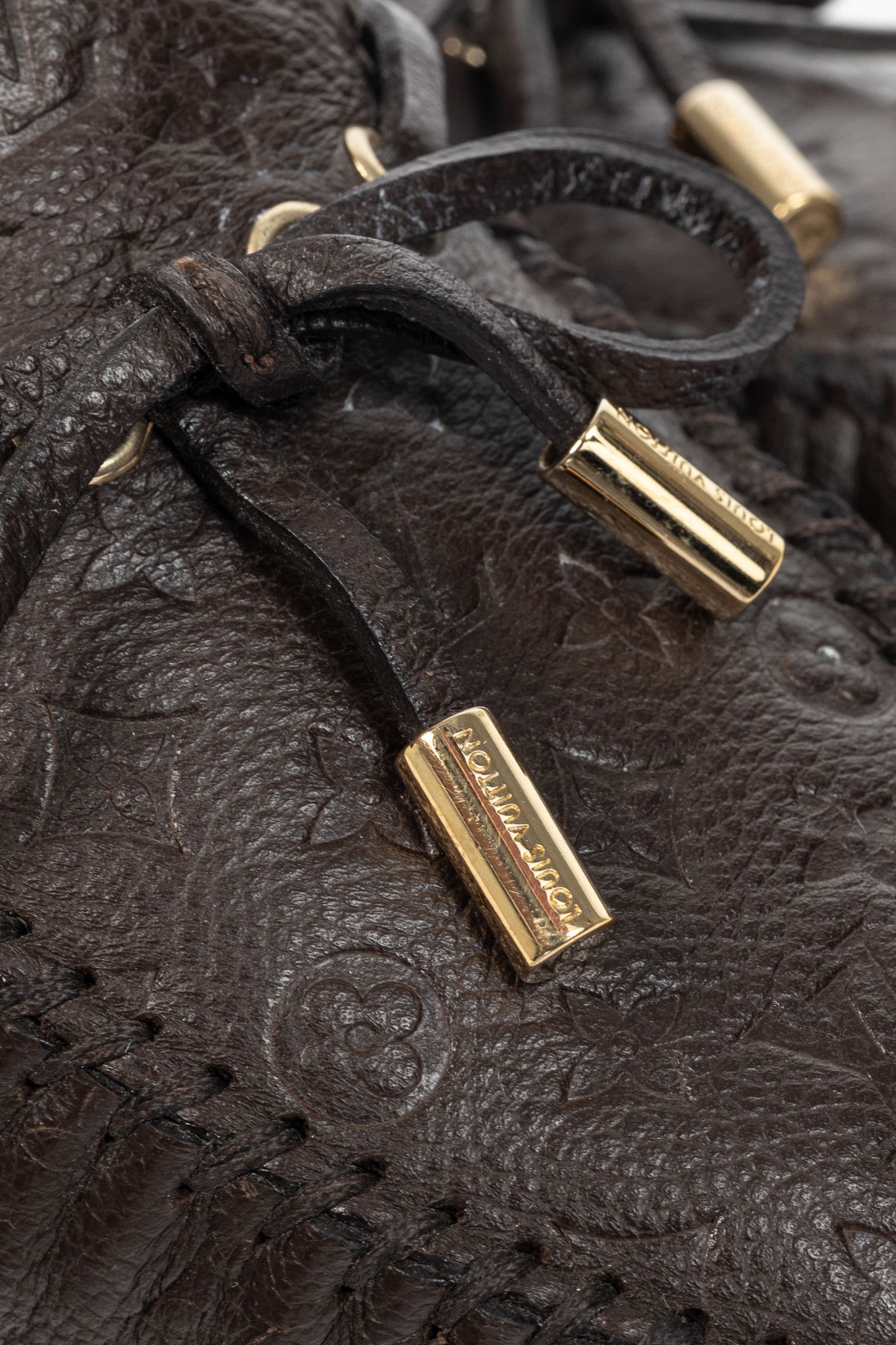 Louis Vuitton Louis Vuitton Gloria Monogram-Embossed Leather Flat Loafers Size US 6.5 / IT 36.5 - 9 Thumbnail