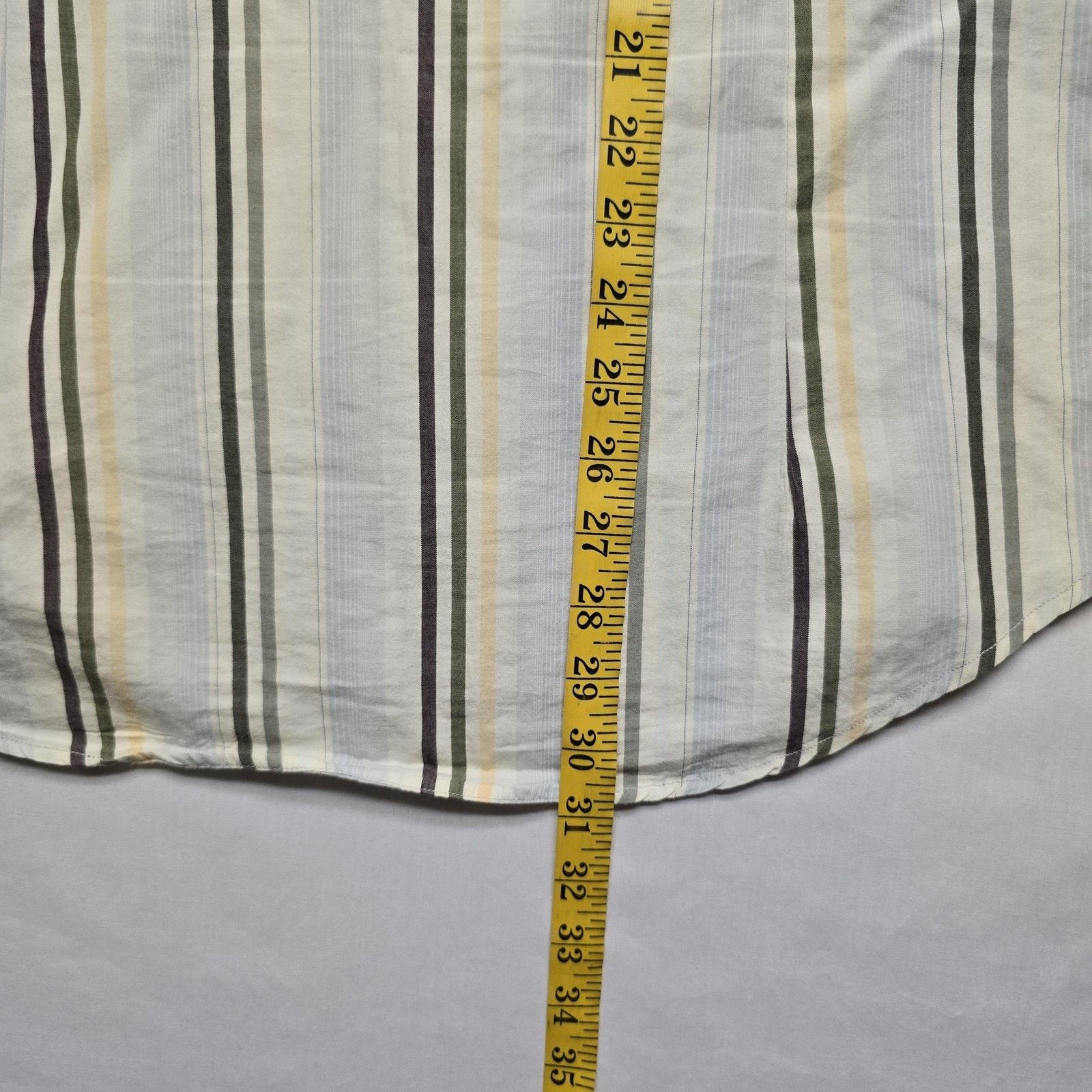 7Diamonds 7 Diamonds Shirt L Striped Embroidered Long Sleeve Button Up Size US L / EU 52-54 / 3 - 9 Thumbnail