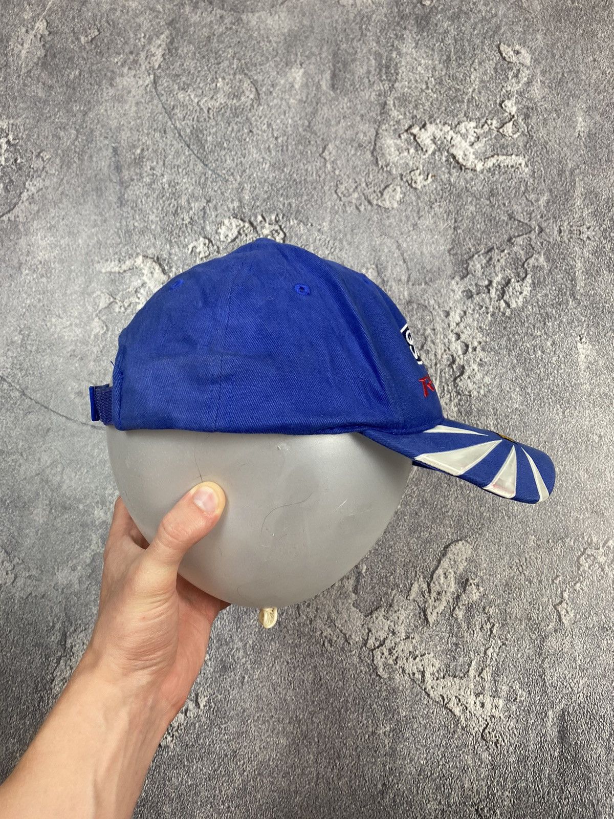 NASCAR Y2K Ford Racing NASCAR Blue Cap VTG Size ONE SIZE - 5 Thumbnail