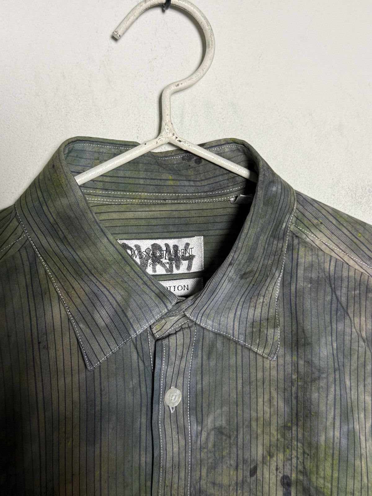Yves Saint Laurent Vintage Yves Saint Laurent grunge painters shirt Size US M / EU 48-50 / 2 - 4 Thumbnail