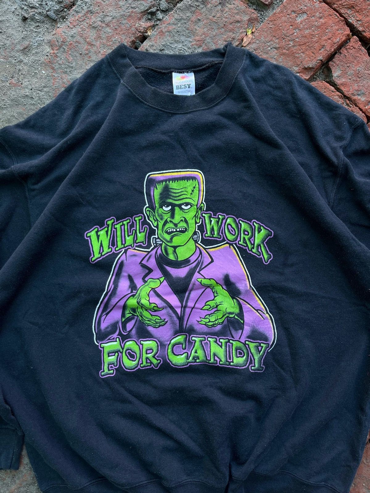 Fruit Of The Loom Will work for candy Frankenstein VTG Fruit of the Loom Size US M / EU 48-50 / 2 - 2 Thumbnail