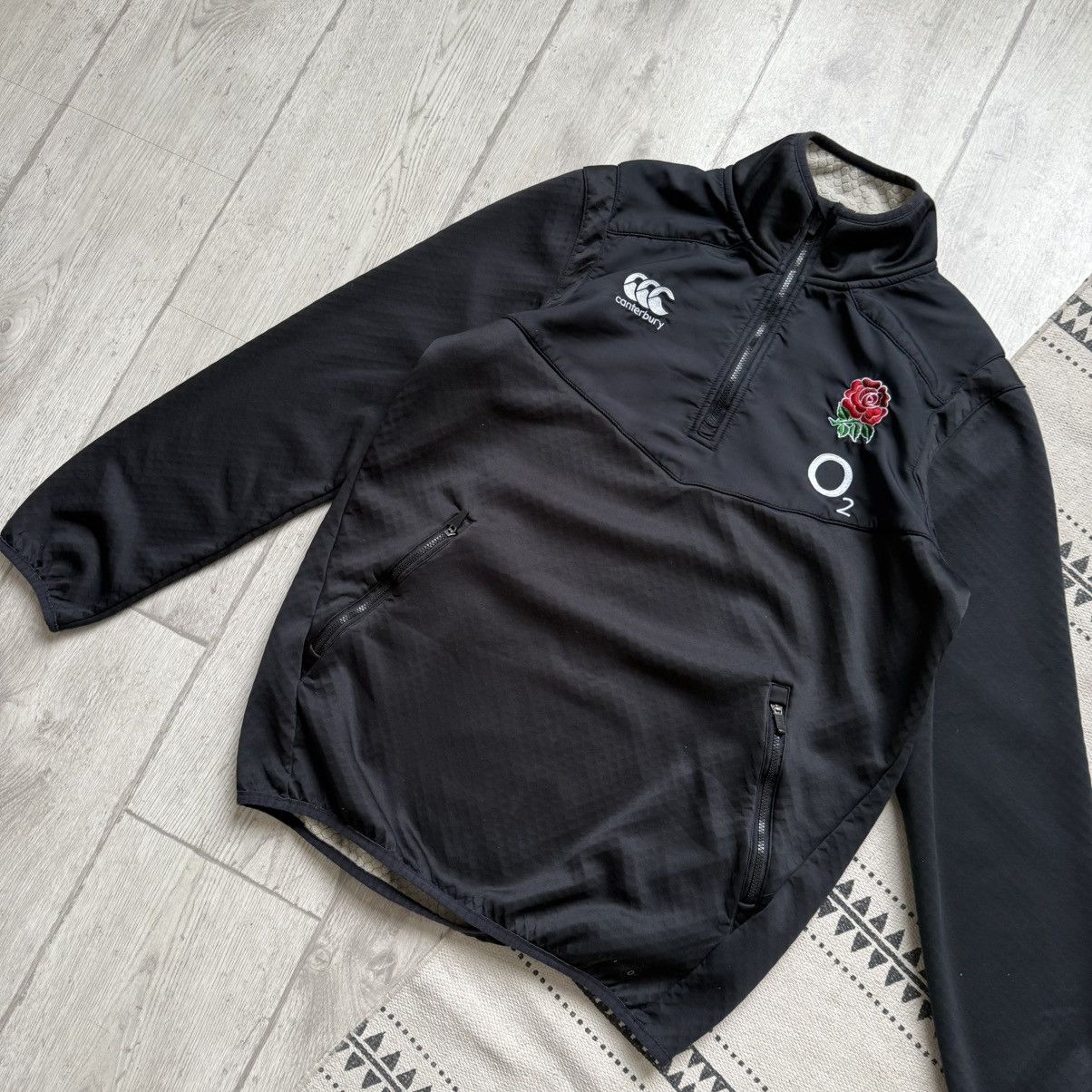 Canterbury of New Zealand 🏈 Blockore Canterbury England Rugby jersey thermal sweater Size US M / EU 48-50 / 2 - 6 Thumbnail
