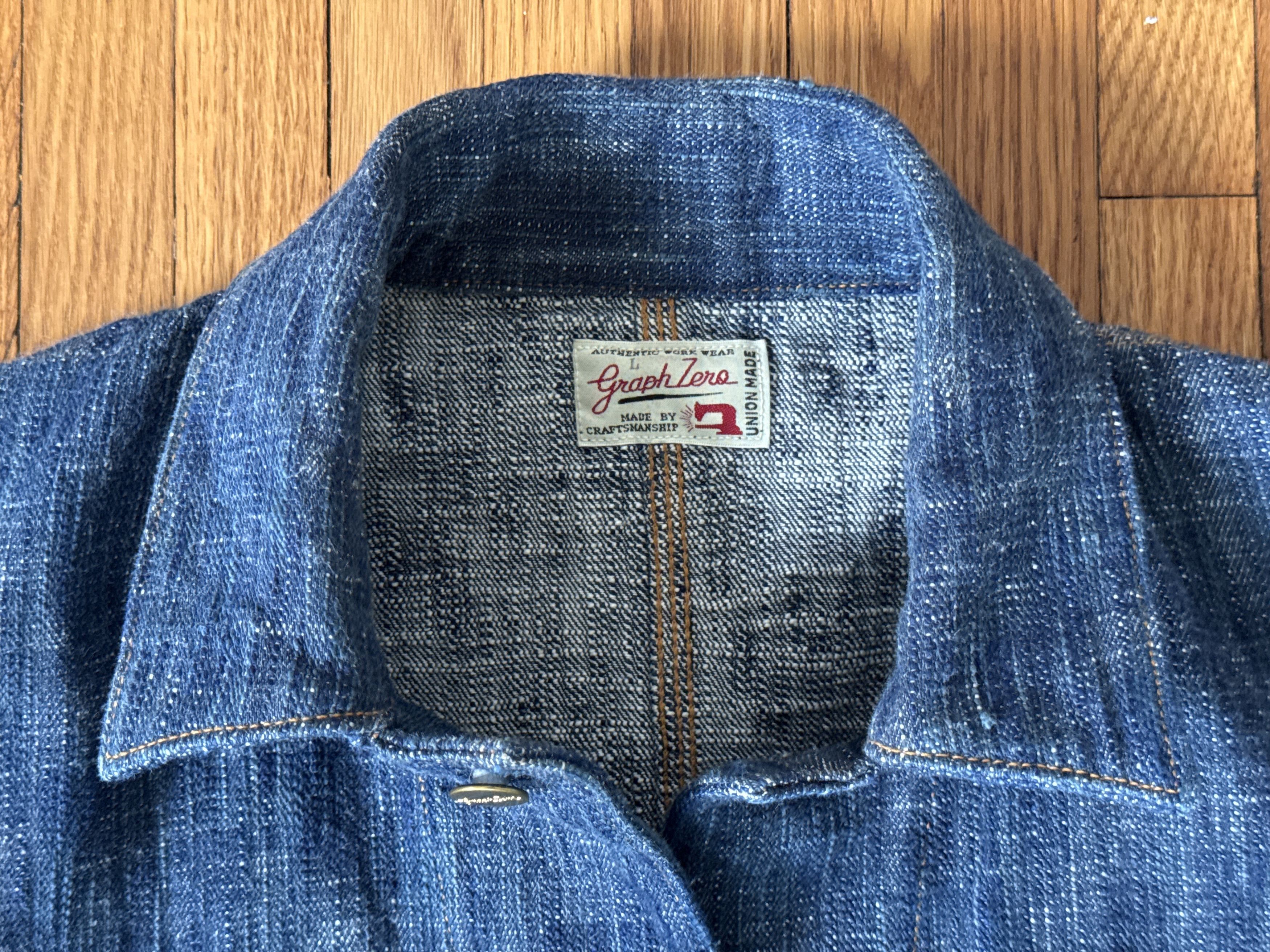 Other graphzero GZ-KSCA-G.ID 15OZ KASE DYED COVERALL - Large (40) Size US L / EU 52-54 / 3 - 3 Thumbnail