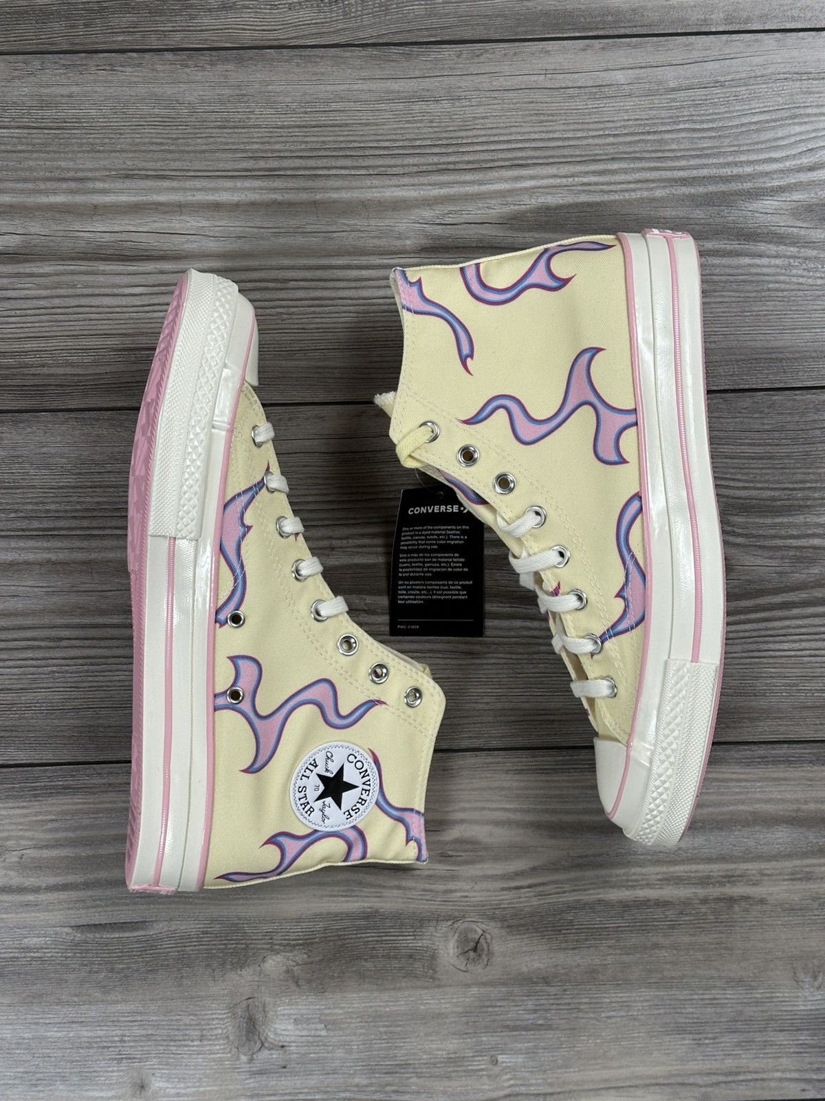 Converse × Golf le Fleur Golf Wang Flame Converse Chuck 70 High Size US 10.5 / EU 43-44 - 3 Thumbnail