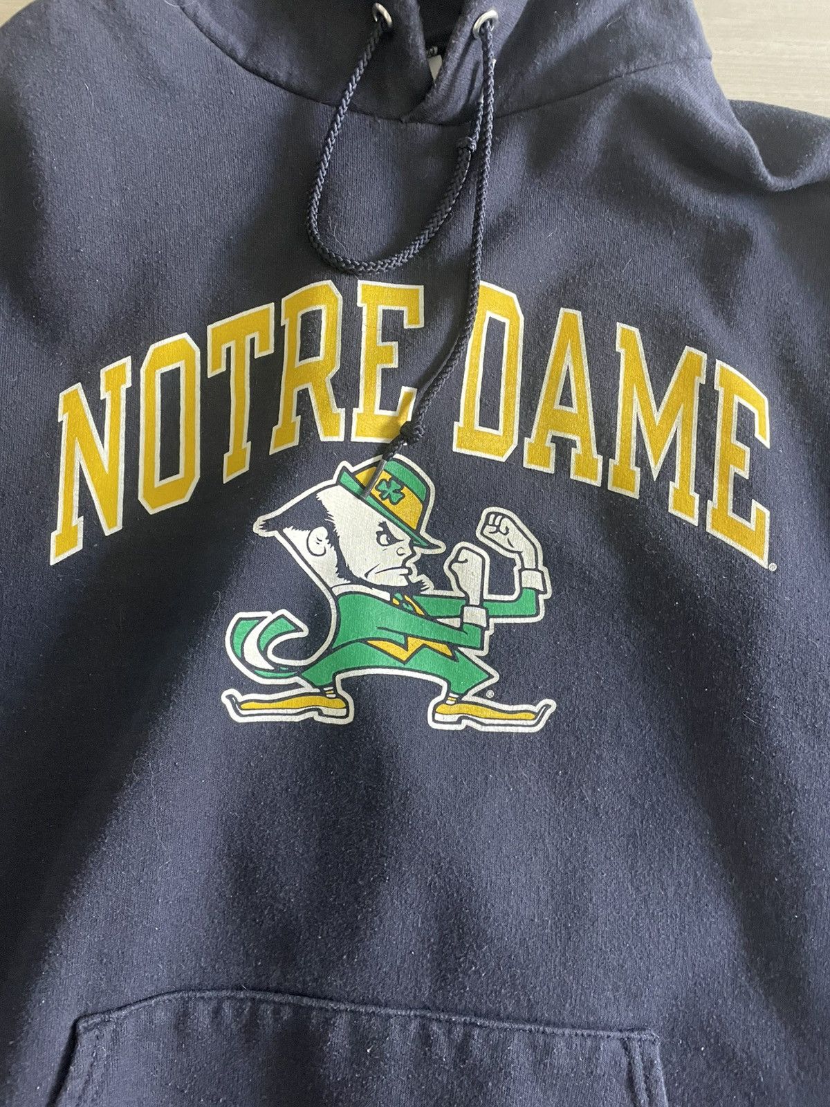 Champion Vintage Champion Notre Dame Hoodie Size US L / EU 52-54 / 3 - 3 Thumbnail