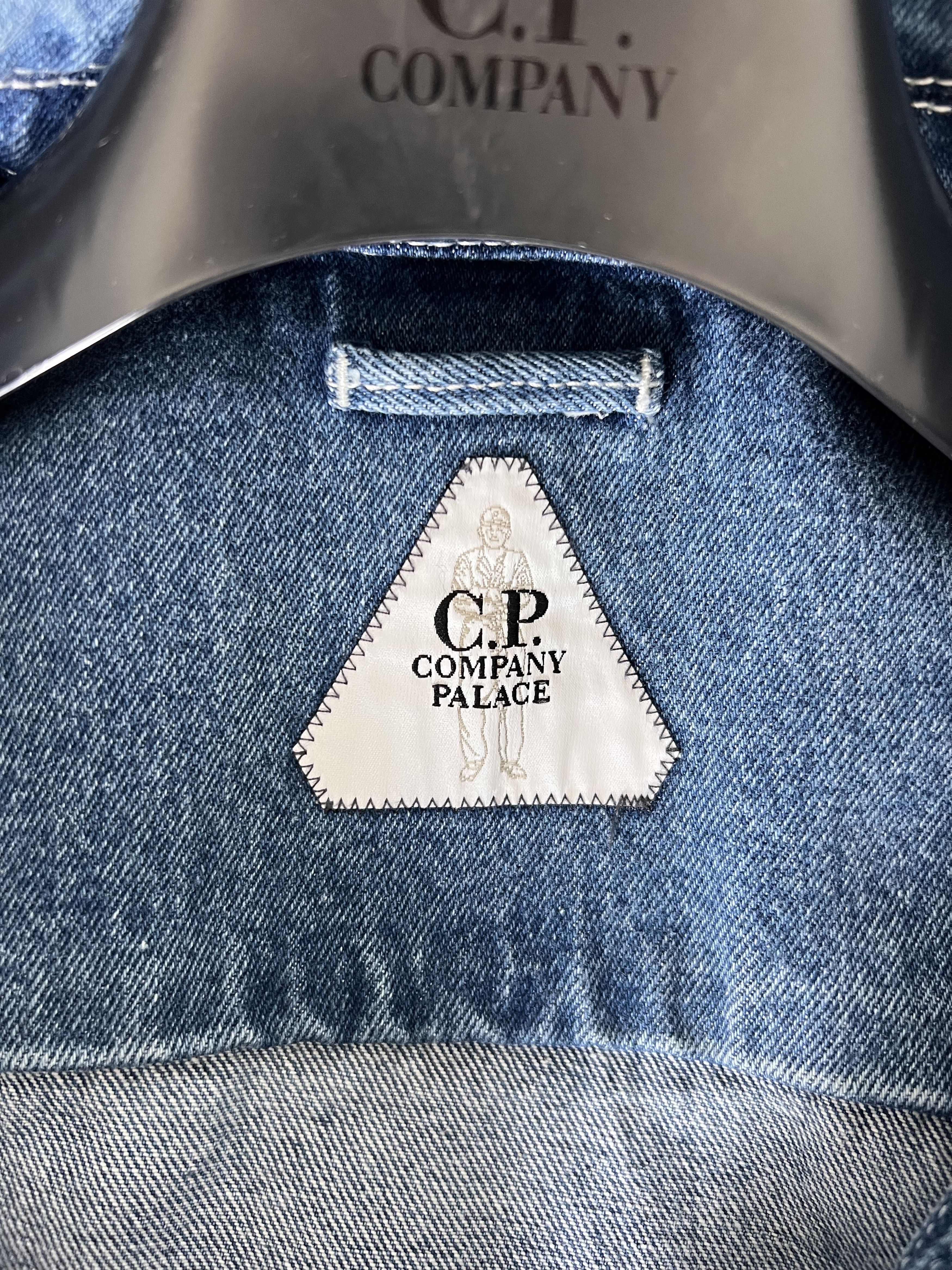 C.P. Company × Palace C.P. Company Palace Denim Goggle Jacket in Blue Size US S / EU 44-46 / 1 - 9 Thumbnail