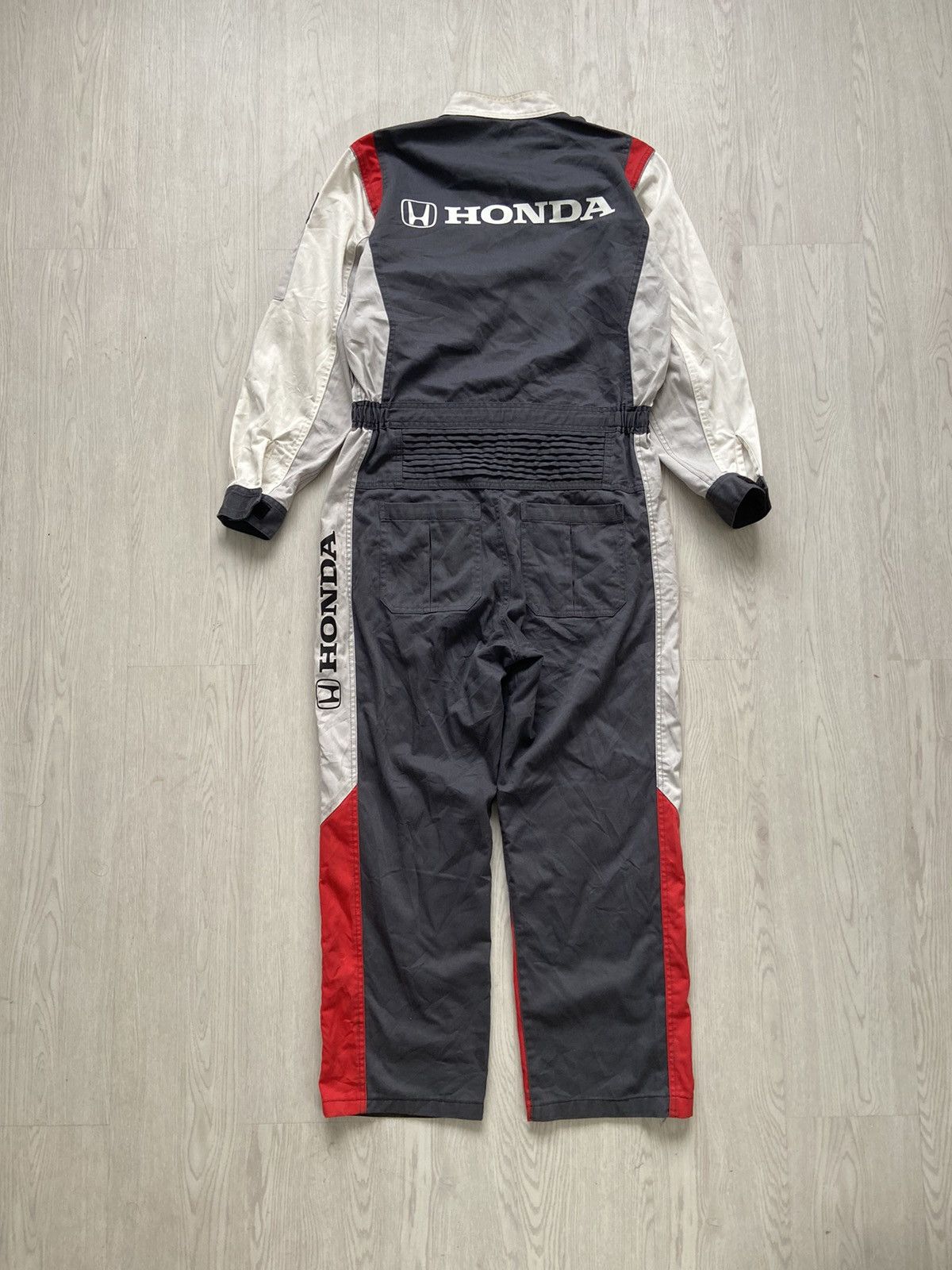 Honda × Sports Specialties Vintage 1990’s Honda Racing Service Man Coverall Size US 34 / EU 50 - 2 Thumbnail
