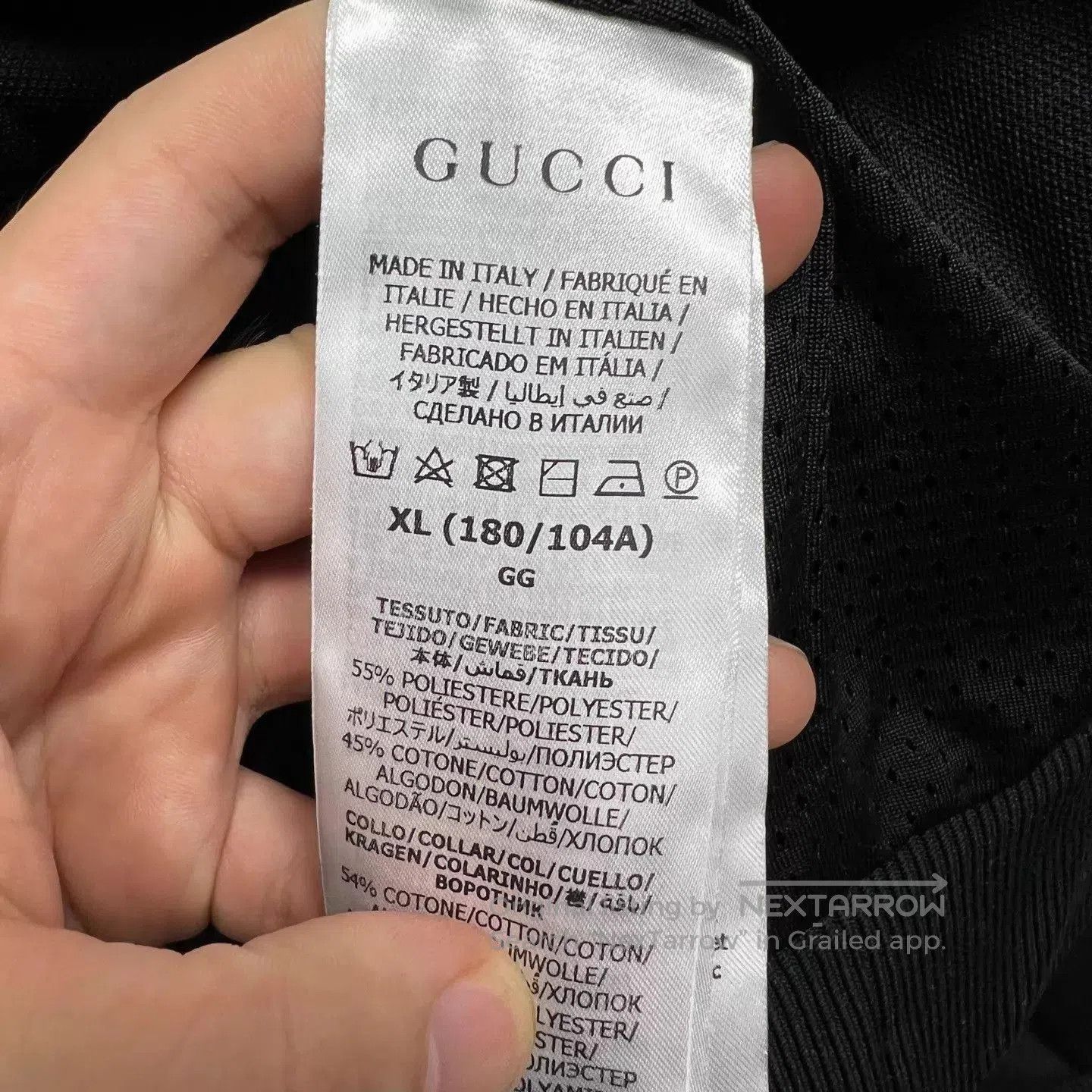 Gucci Black Half-Zip Collar Sweatshirt with Logo. Size US XL / EU 56 / 4 - 5 Thumbnail