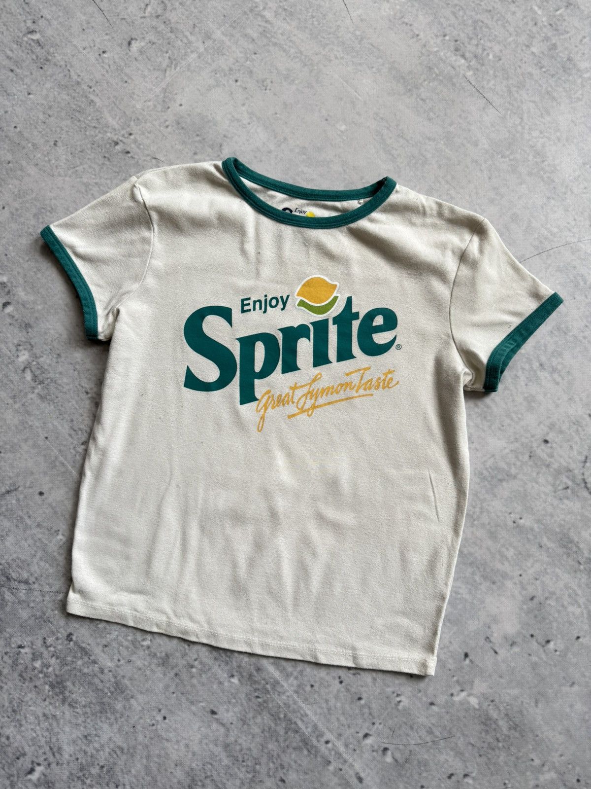 Vintage Sprite Enjoy Brasil style vintage wmns tee 00s Coca-Ca Size M / US 6-8 / IT 42-44 - 3 Thumbnail