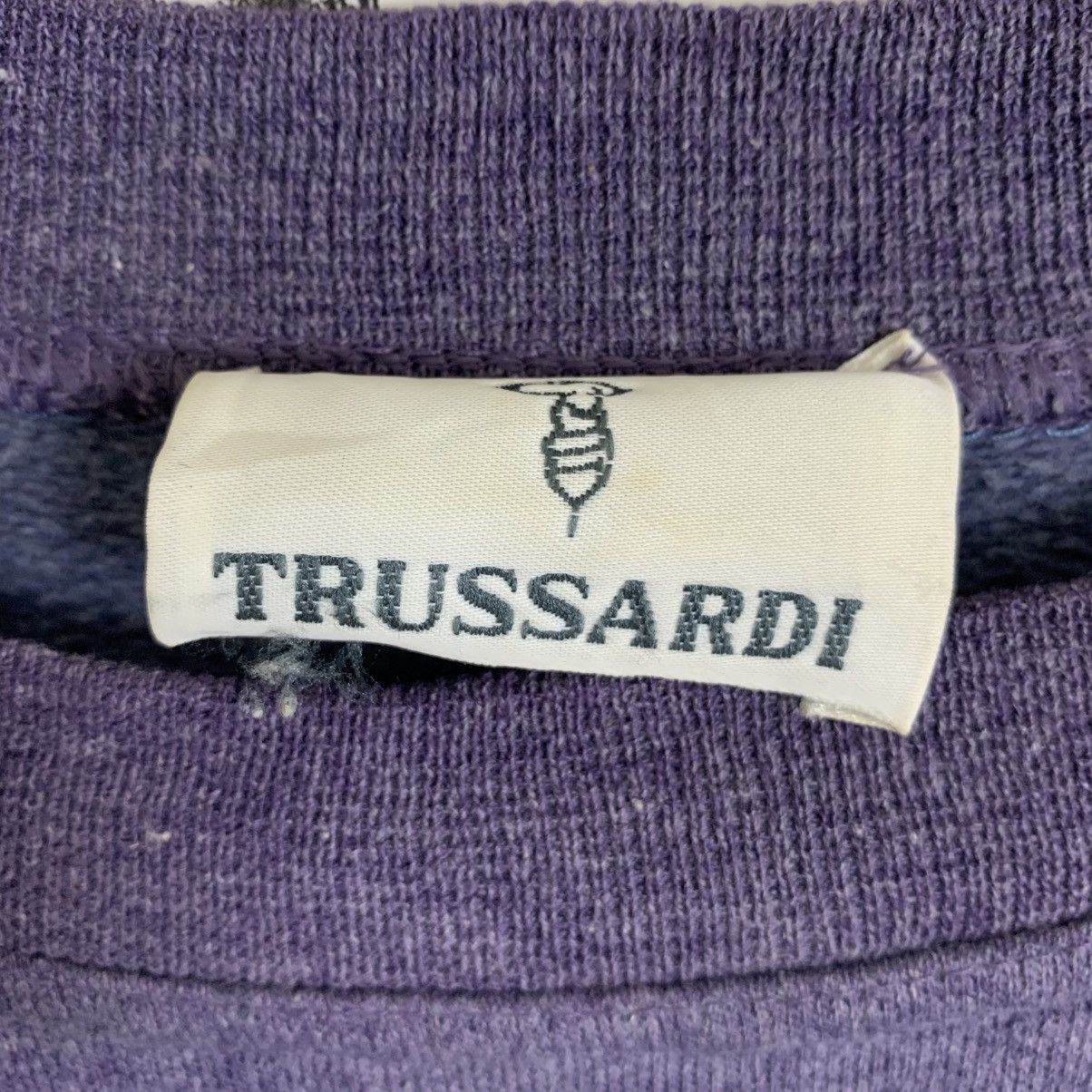 Trussardi × Vintage Vintage Trussardi Spellout Sweatshirt Crewneck Size S / US 4 / IT 40 - 8 Thumbnail