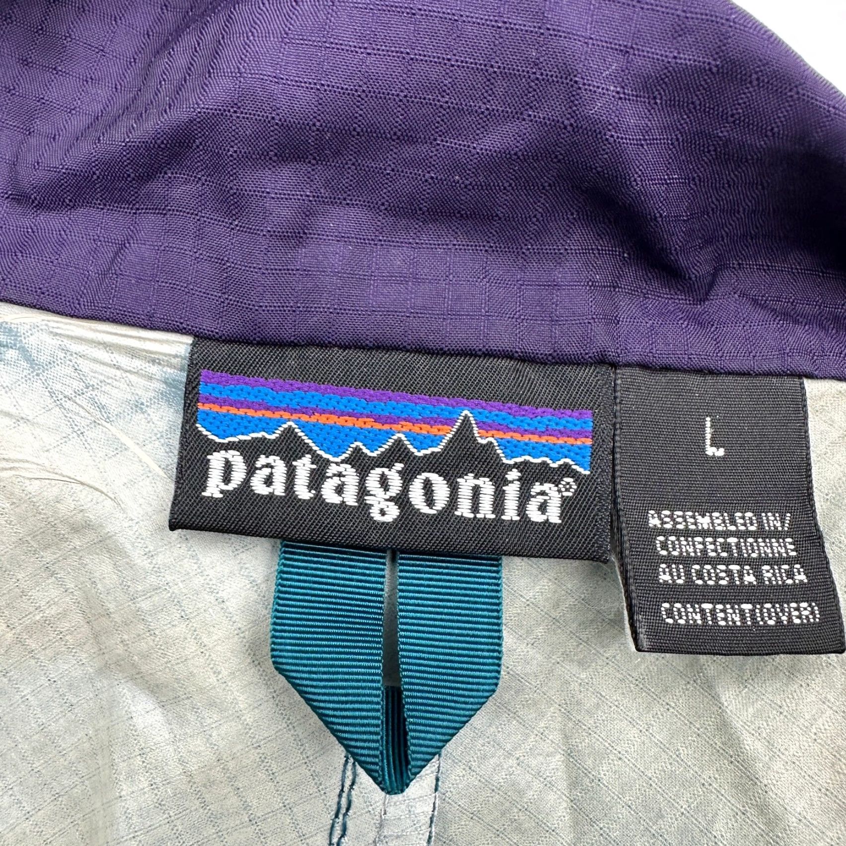 Patagonia VINTAGE Patagonia Ripstop Lightweight Jacket Womens L Blue Purple 24122 Size L / US 10 / IT 46 - 3 Thumbnail