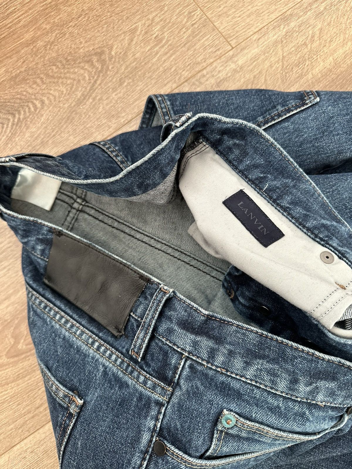 Lanvin 🔥VINTAGE LANVIN DENIM JEANS🔥 Size US 32 / EU 48 - 16 Thumbnail