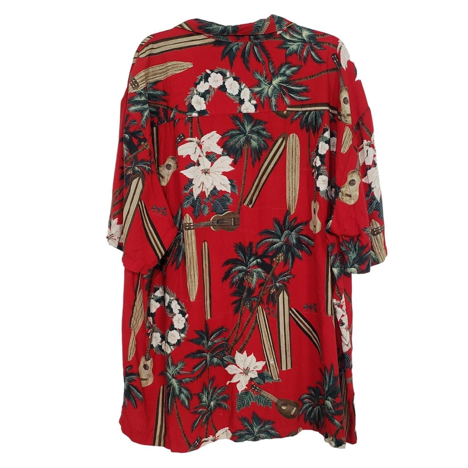 Paradise Found Paradise Found Vintage Floral Hawaiian Shirt Mens Size XL Size XL / US 12-14 / IT 48-50 - 6 Thumbnail