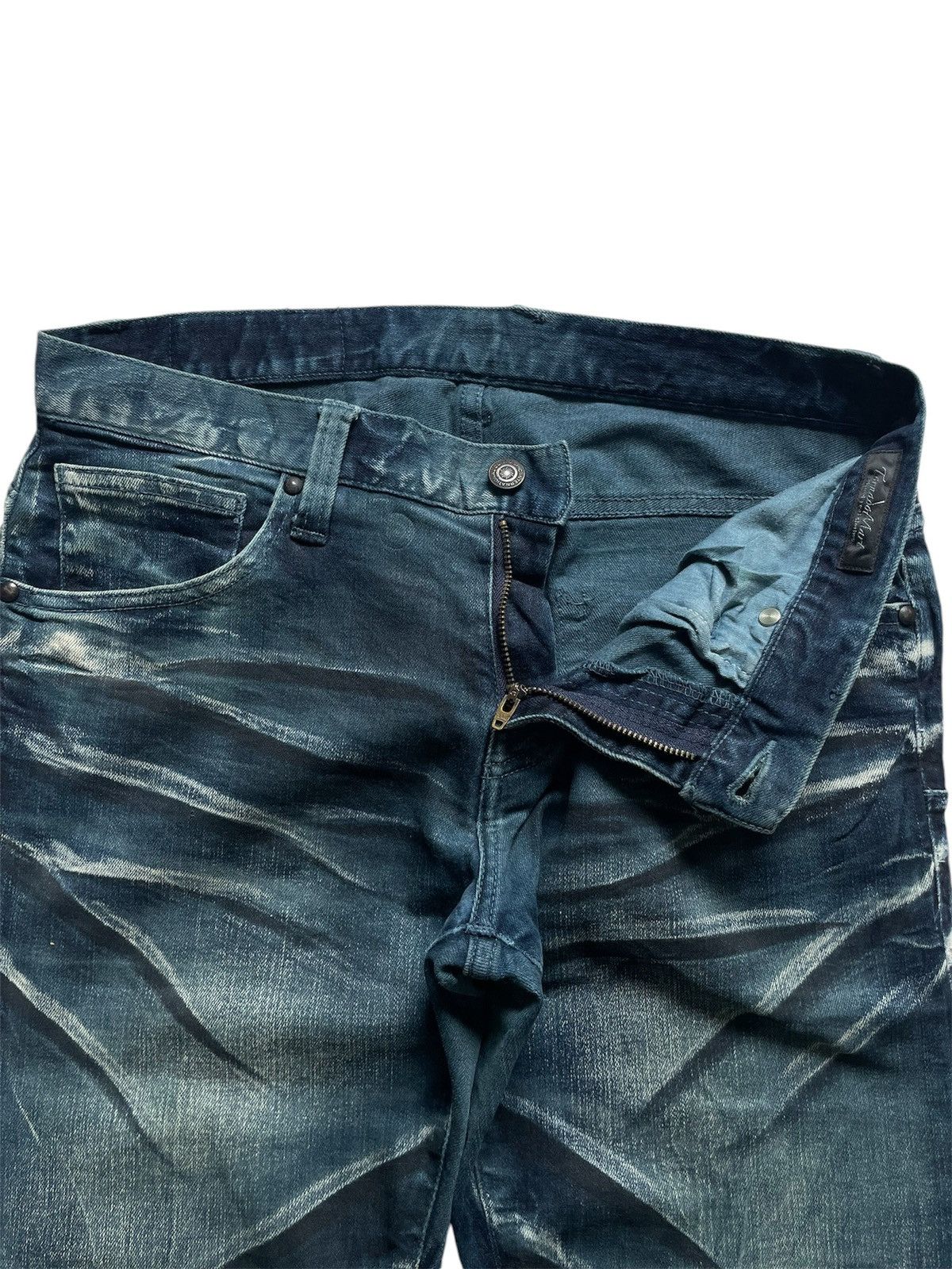 Tornado Mart Rare Vintage Tornado Mart Acid Washed Design Jeans Size US 31 - 6 Thumbnail