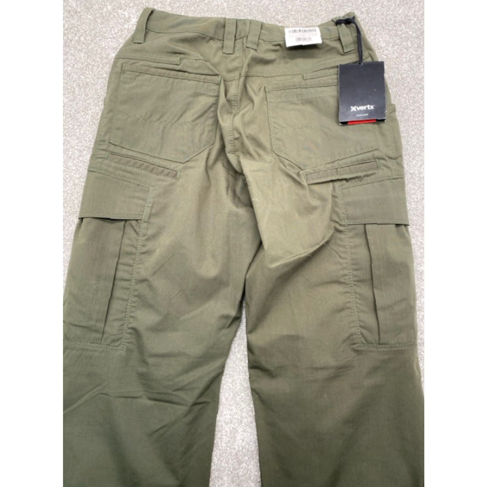 Olive NWT Vertx Women's 26x30 Fusion Lt Olive Tactical Cargo Pants Lightweight 4013 Size 26" / US 2 / IT 38 - 6 Thumbnail