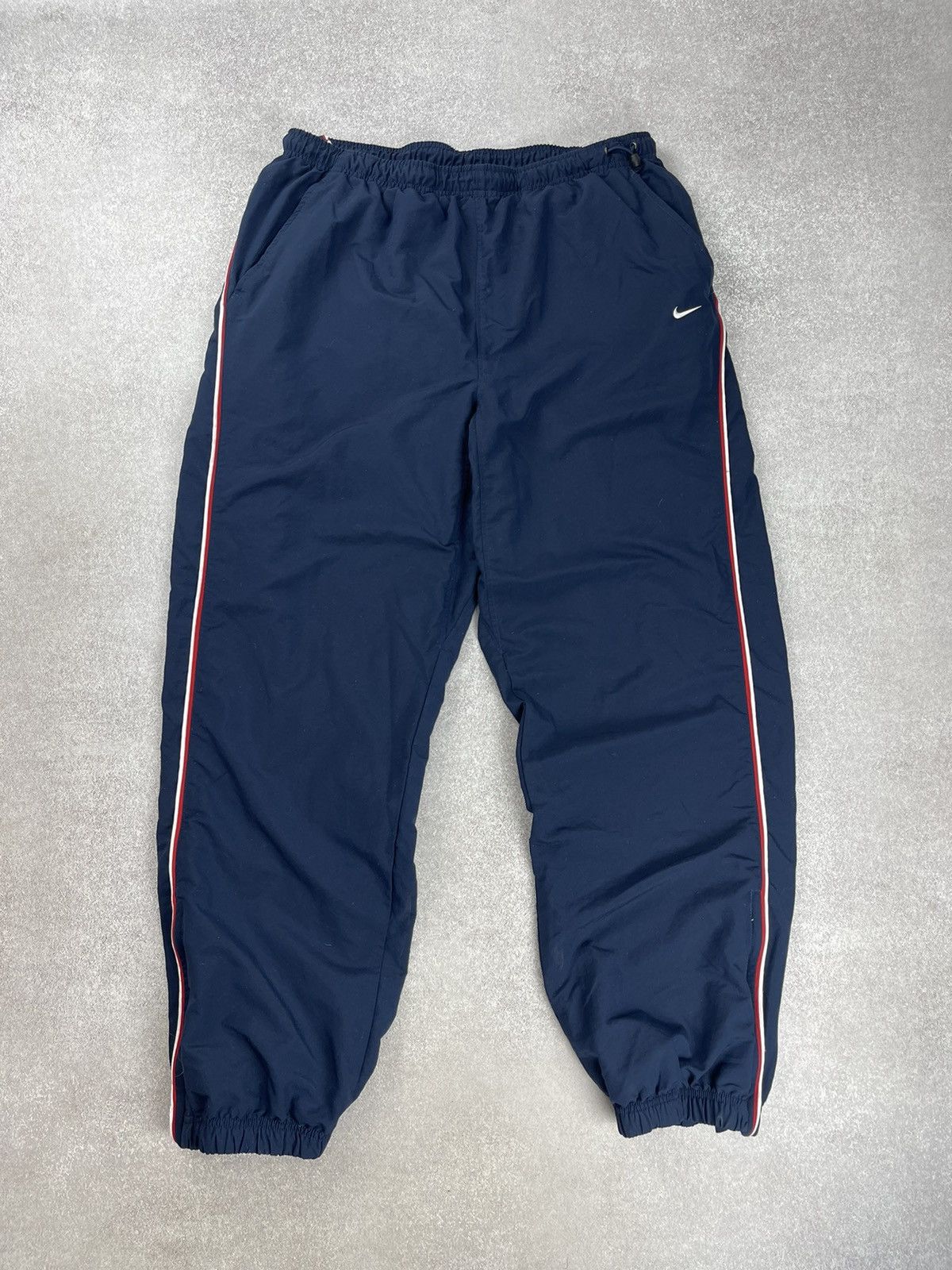 Nike × Vintage Vintage Nike Track Pants Swoosh Logo Y2k Style Size US 38 / EU 54 - 1 Thumbnail