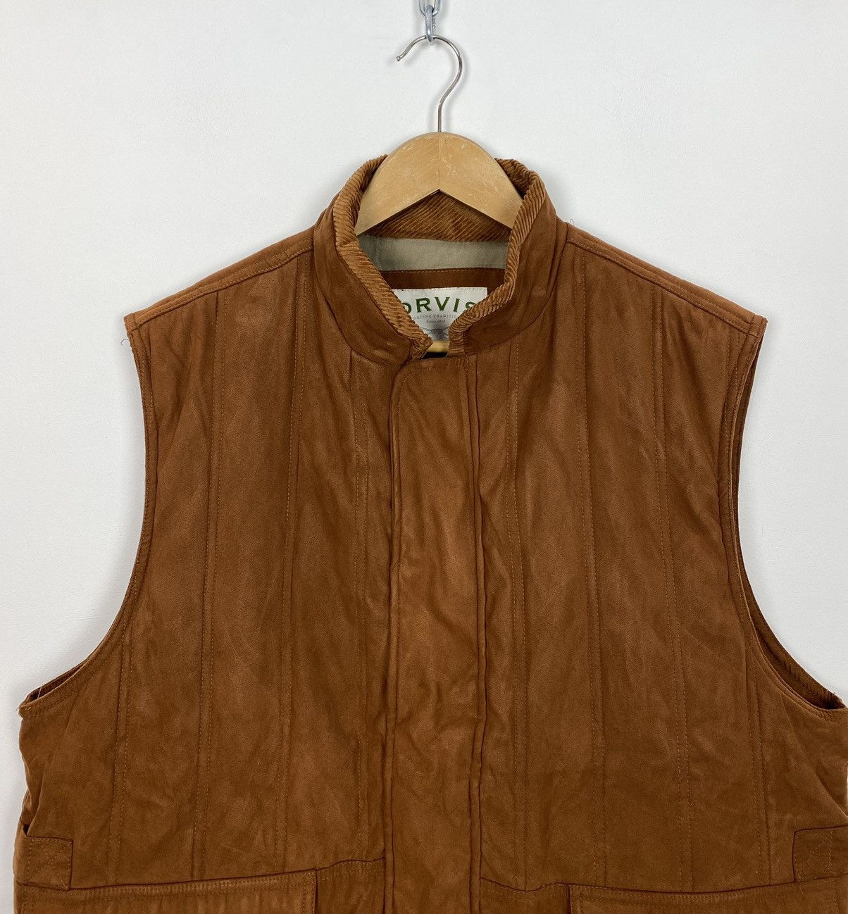 Orvis Full Zip Sleeveless Vest Gilet Jacket Men’s Size XL
