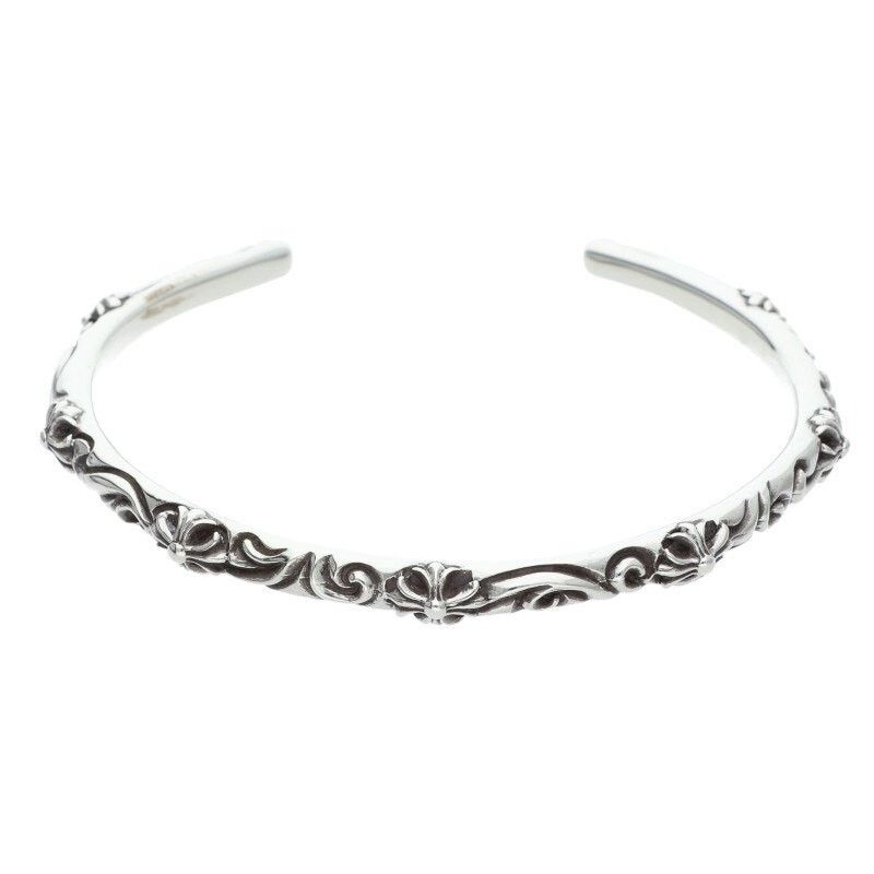 Chrome Hearts Chrome Hearts SBT Silver Bangle Bracelet Size ONE SIZE - 1 Thumbnail