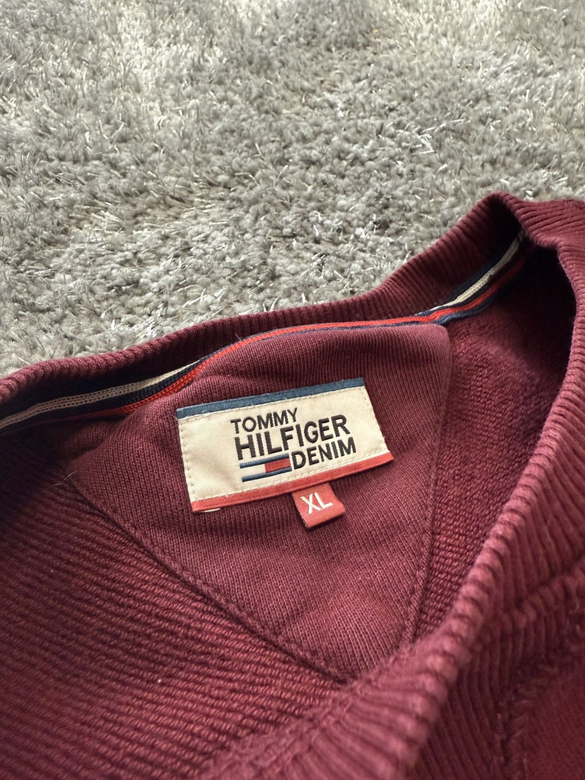 Tommy Hilfiger SWEATSHIRT TOMMY HILFIGER pullover jumper Size US XL / EU 56 / 4 - 4 Thumbnail