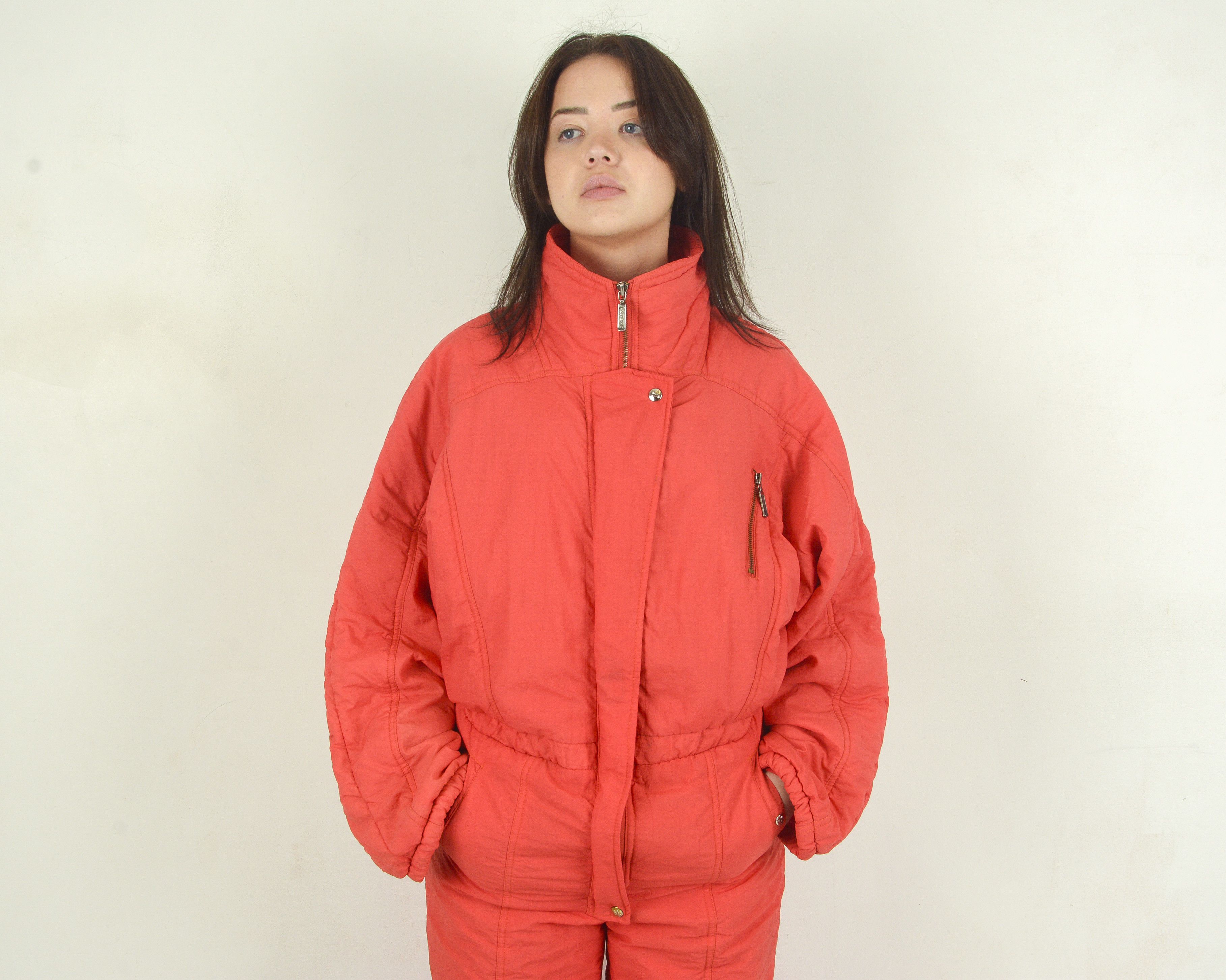 Martinelli × Vintage 90's Ski Suit Women M Jumpsuit Nylon Overalls bibs snowsuit Size 30" / US 8 / IT 44 - 5 Thumbnail
