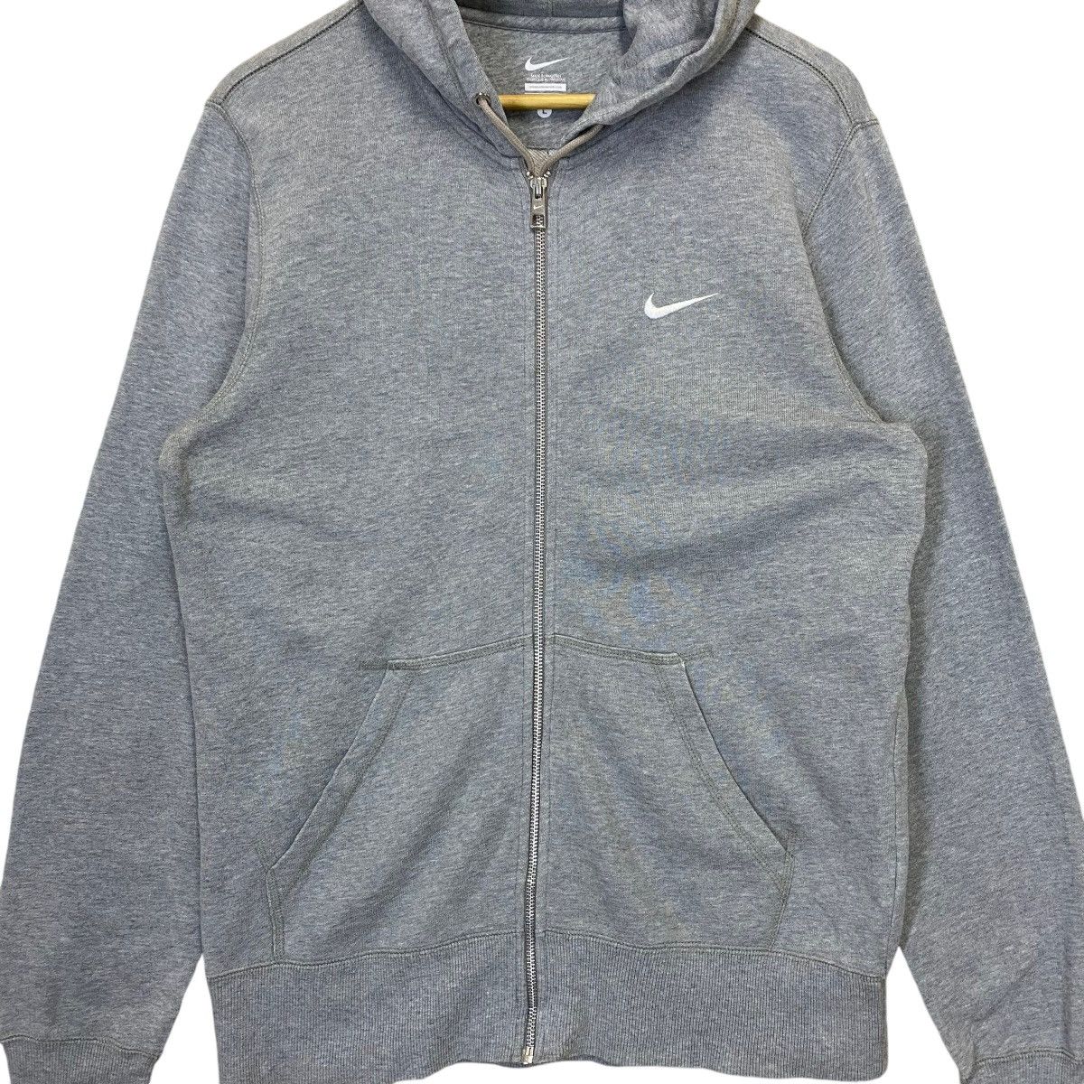 Japanese Brand Nike Small Logo Zipper Hoodie Size US M / EU 48-50 / 2 - 7 Thumbnail