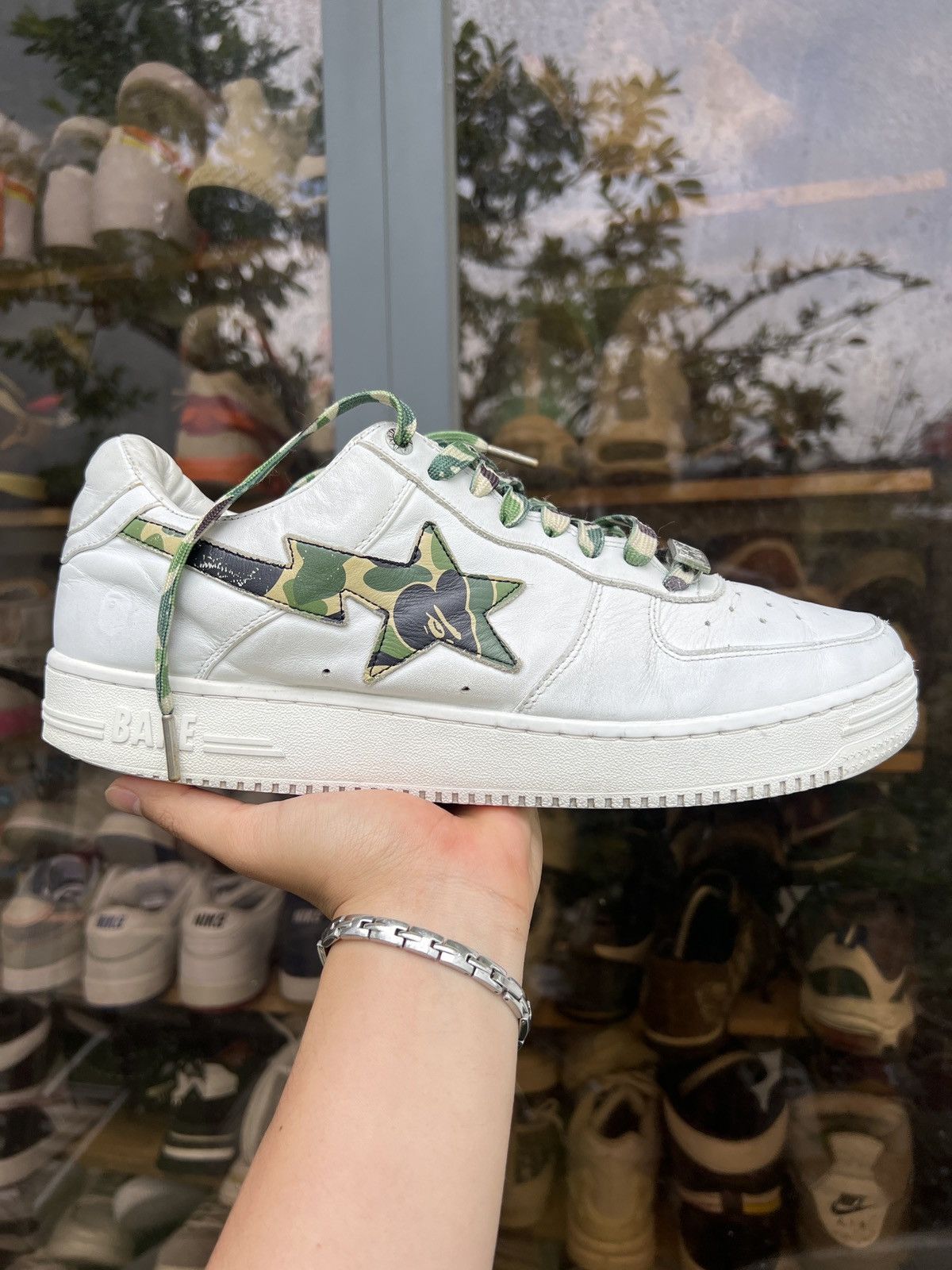 Bape 💥Bape Sta Low White Camo 🍀 Size US 12 / EU 45 - 1 Thumbnail