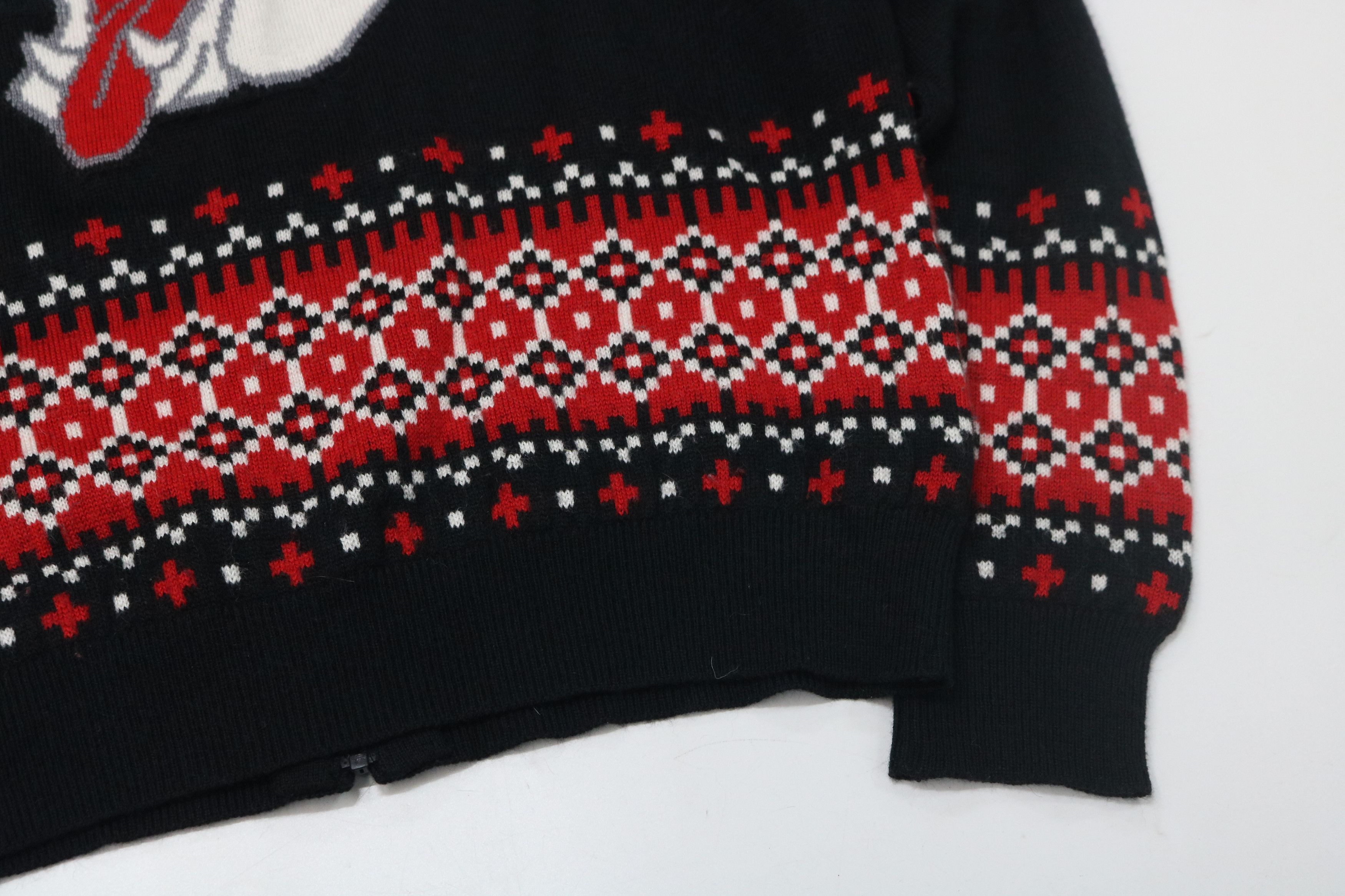 Hysteric Glamour HYSTERIC GLAMOUR Bulldog Knit Zip-Up Size ONE SIZE - 5 Thumbnail