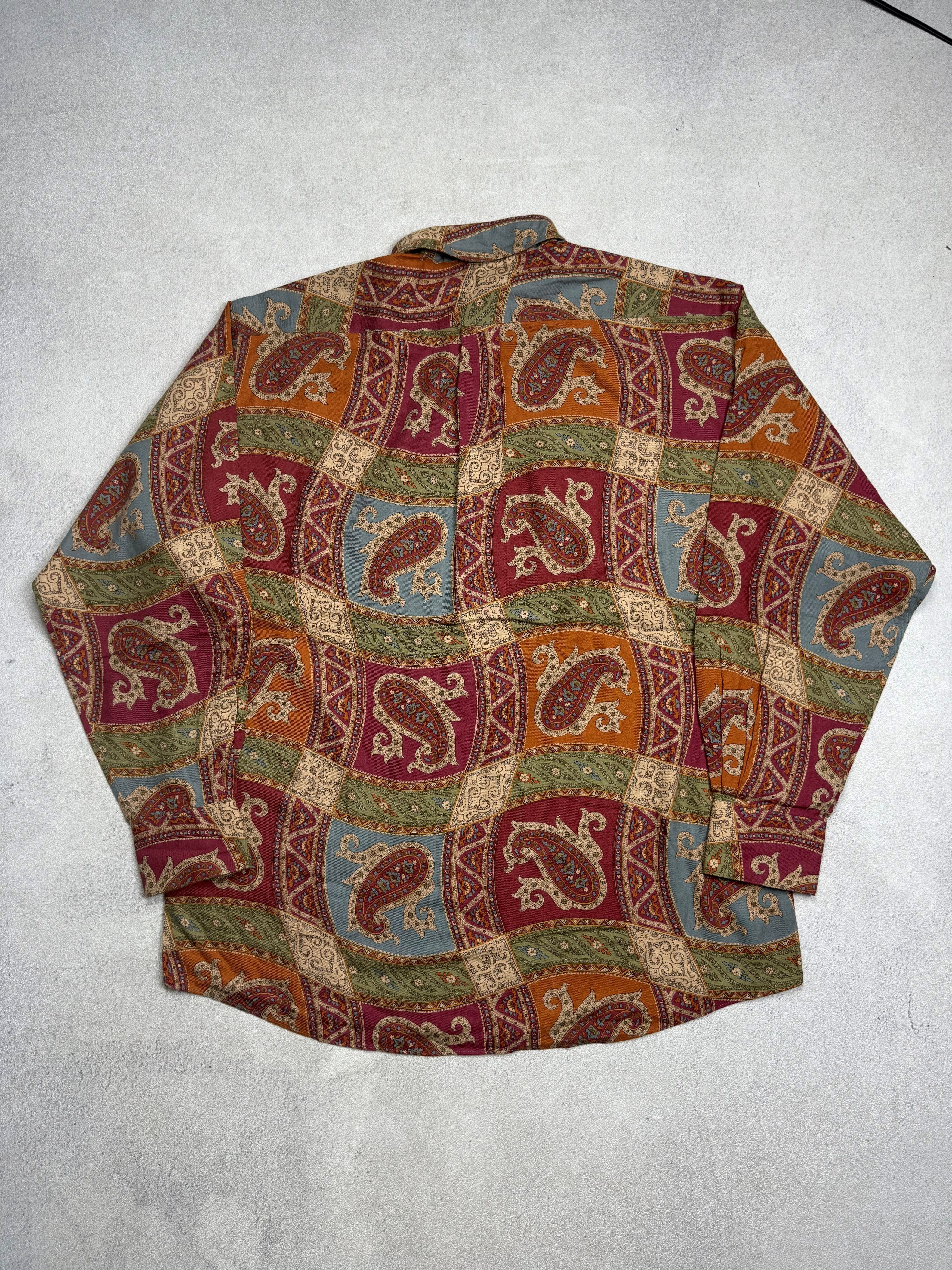 Kenzo Vintage 90s Kenzo Assymetric Shirt Size US L / EU 52-54 / 3 - 5 Thumbnail