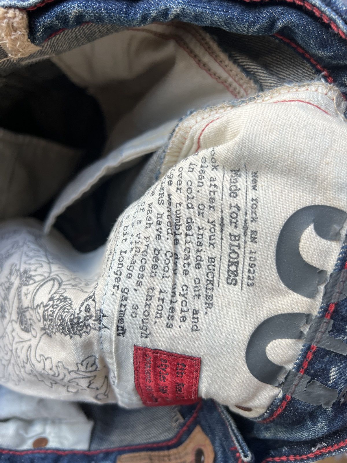 Buckler BUCKLER VINTAGE ROCK LEG DENIM 2010 Size US 30 / EU 46 - 7 Thumbnail