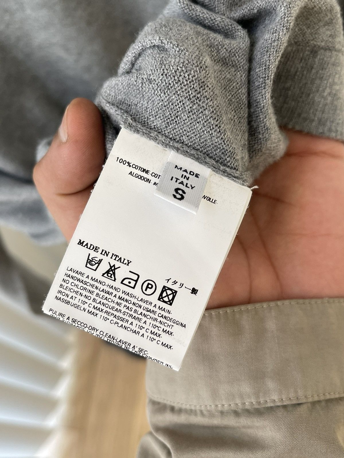 Maison Margiela Maison Margiela SS06 Saddle Shoulders Grey Sweatshirt Size US S / EU 44-46 / 1 - 13 Thumbnail